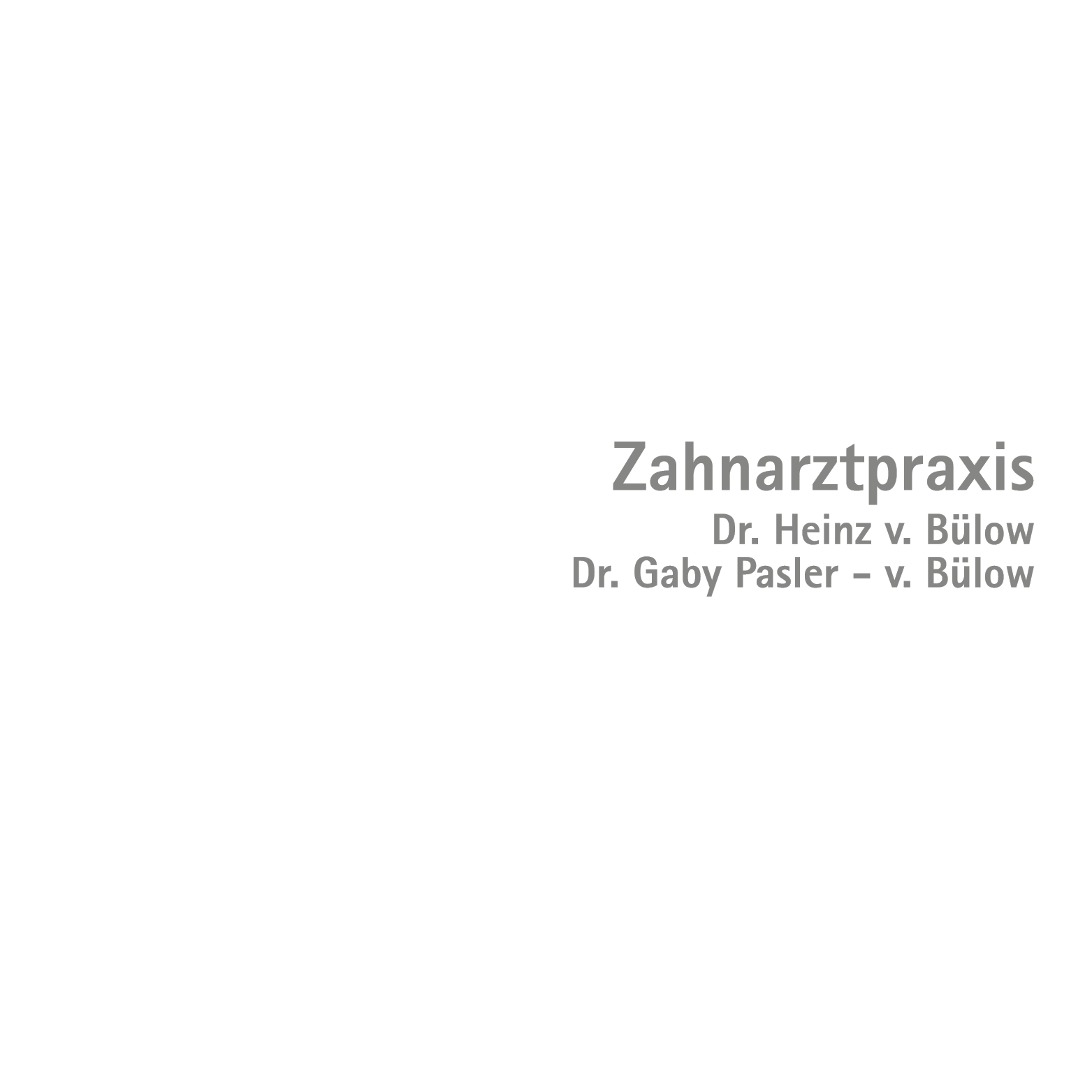 Zahnarztpraxis Dres. Heinz v. Bülow Dr. Gaby Pasler-von Bülow in Mainz Logo