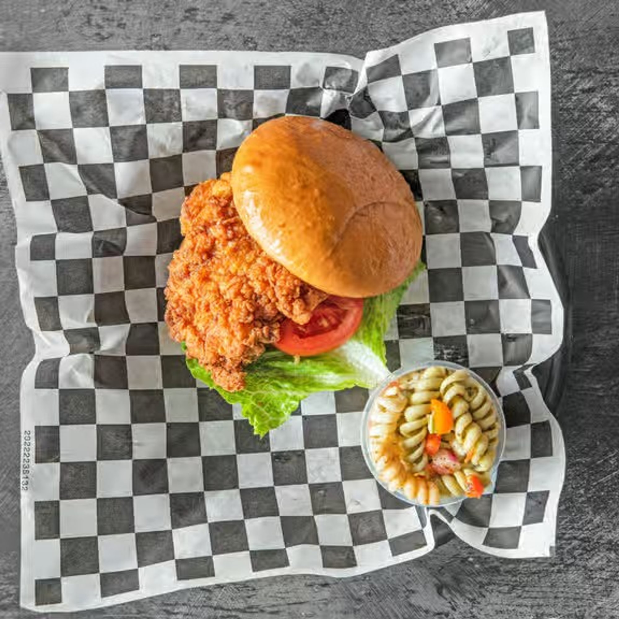 Chopped Chicken BBQ Sandwich