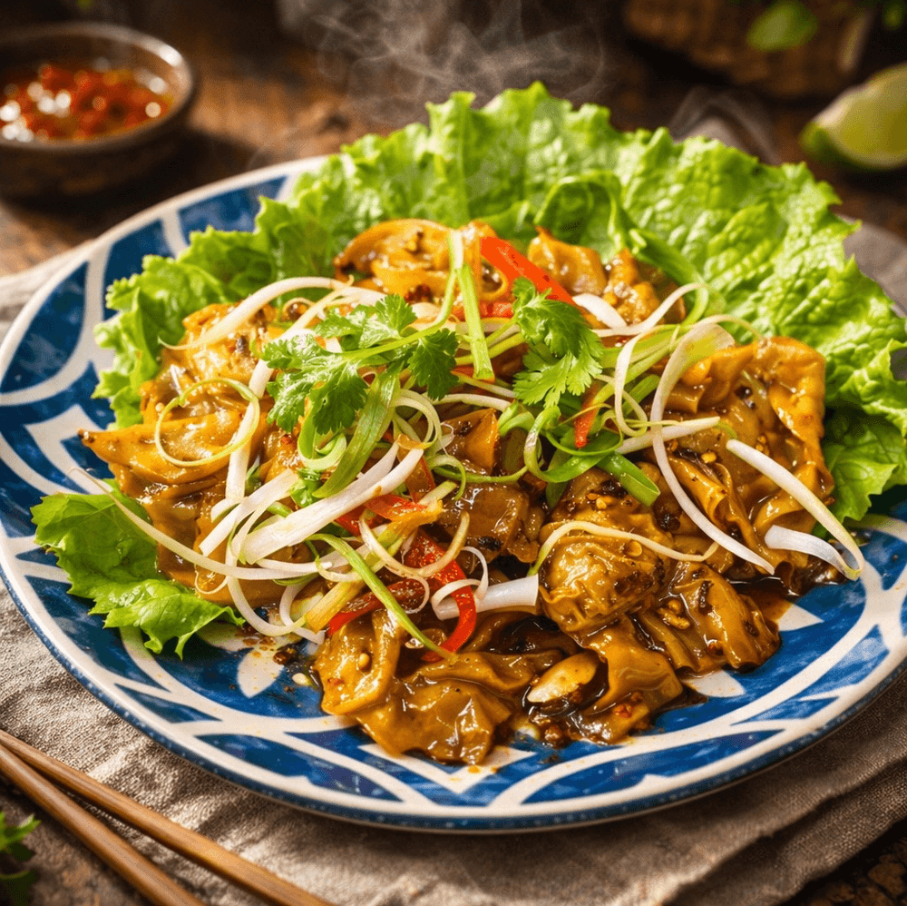 Spicy kanom jeeb