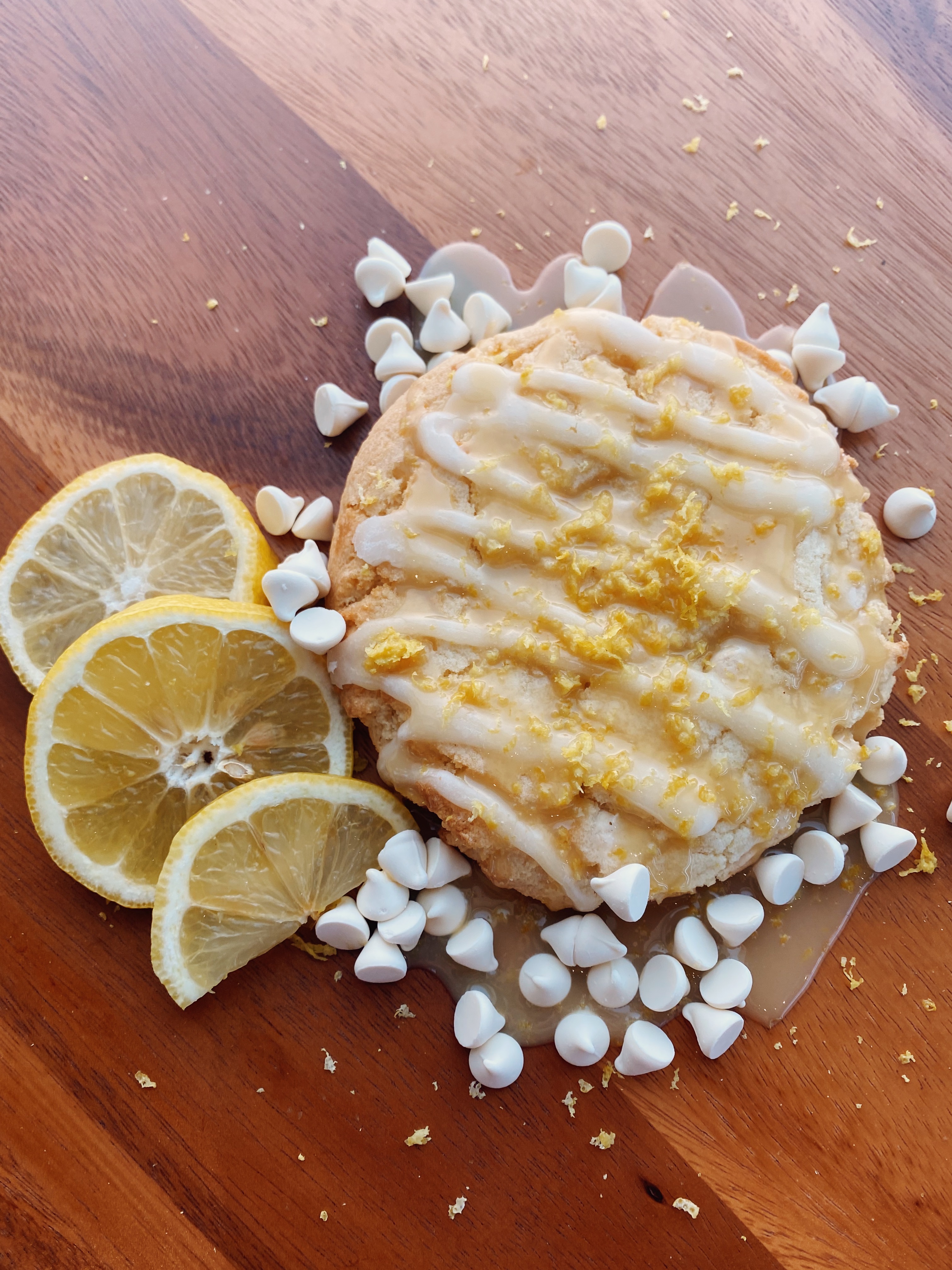 Meyer Lemon White Chocolate Cookie