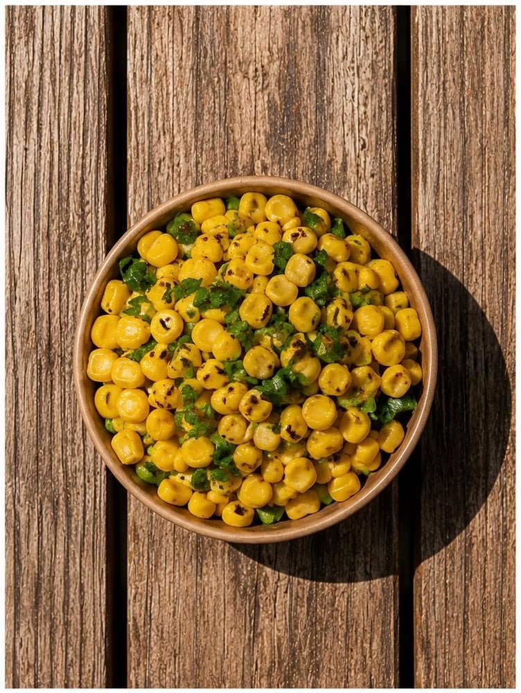 Grilled Coconut Cream Corn