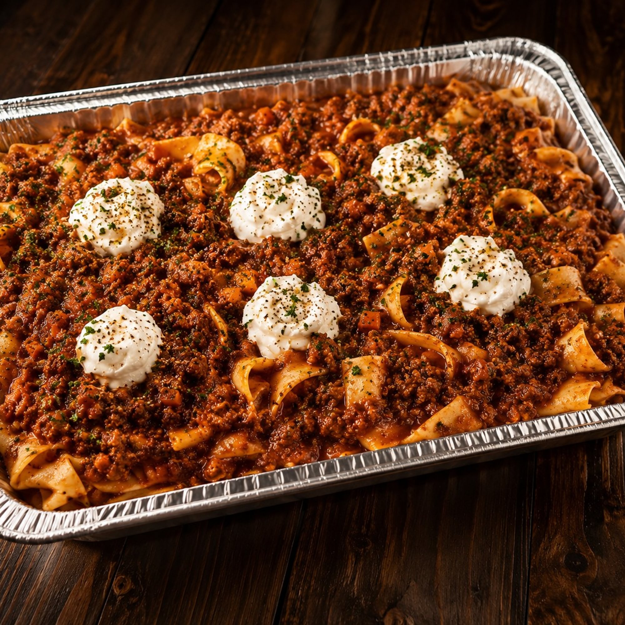 Family Size - Pappardelle Bolognese (4-6 guests)