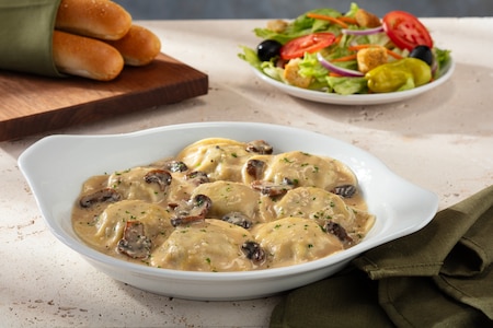 Creamy Mushroom Ravioli 