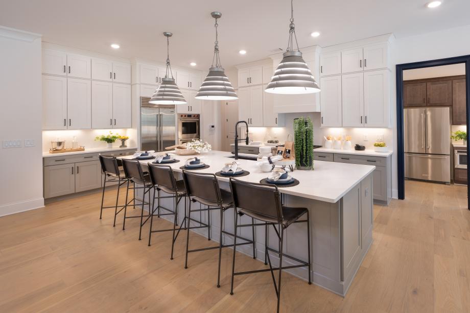 Beautiful kitchen with large island