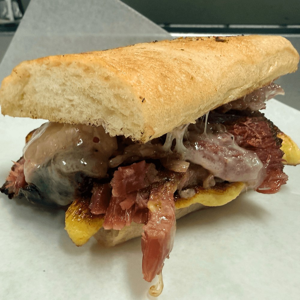 Corned Beef Egg & Cheese Sandwich
