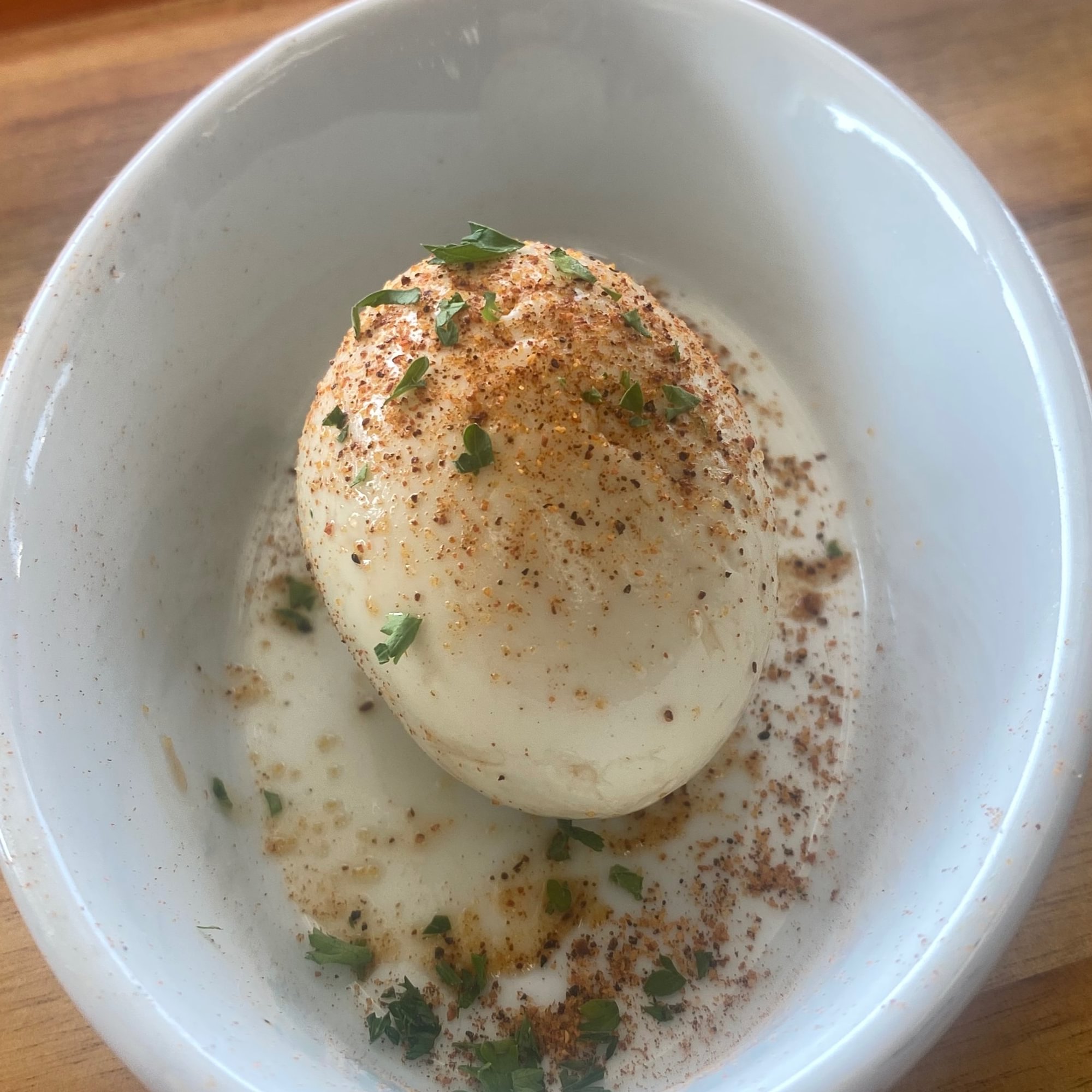 Cajun Marinated Egg