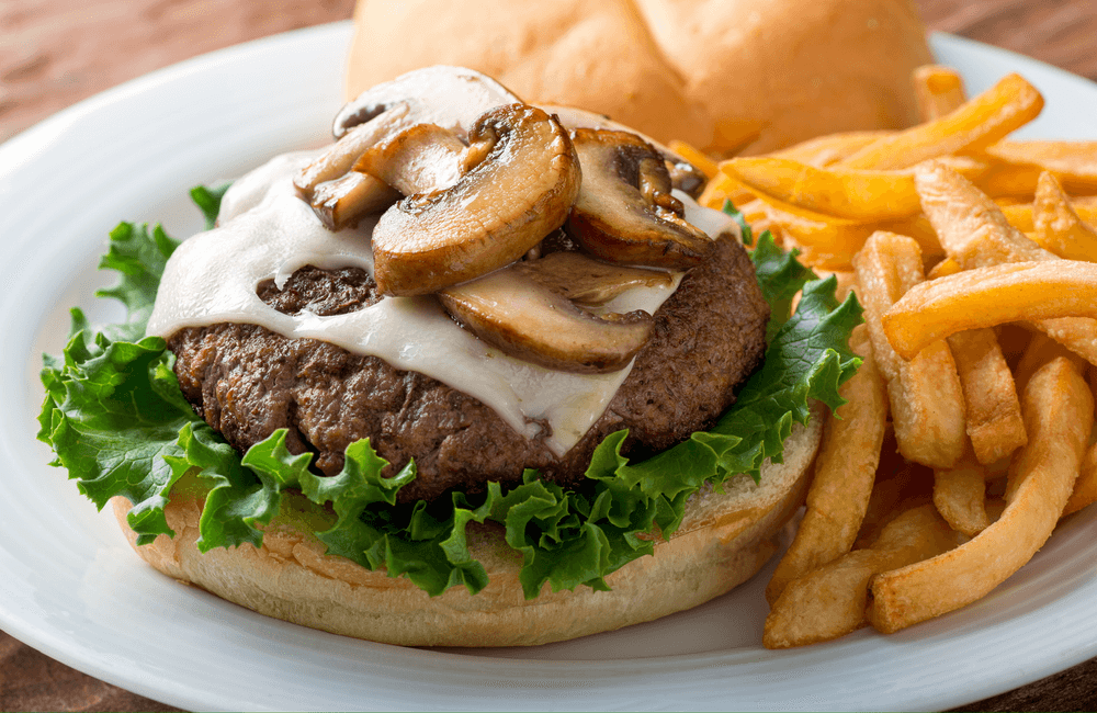 Mushroom & Swiss Burger
