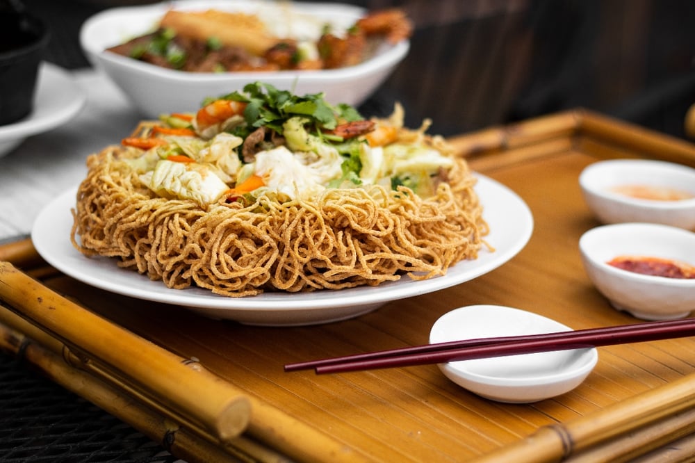 382 Soft or Crispy Noodle w/ Tofu