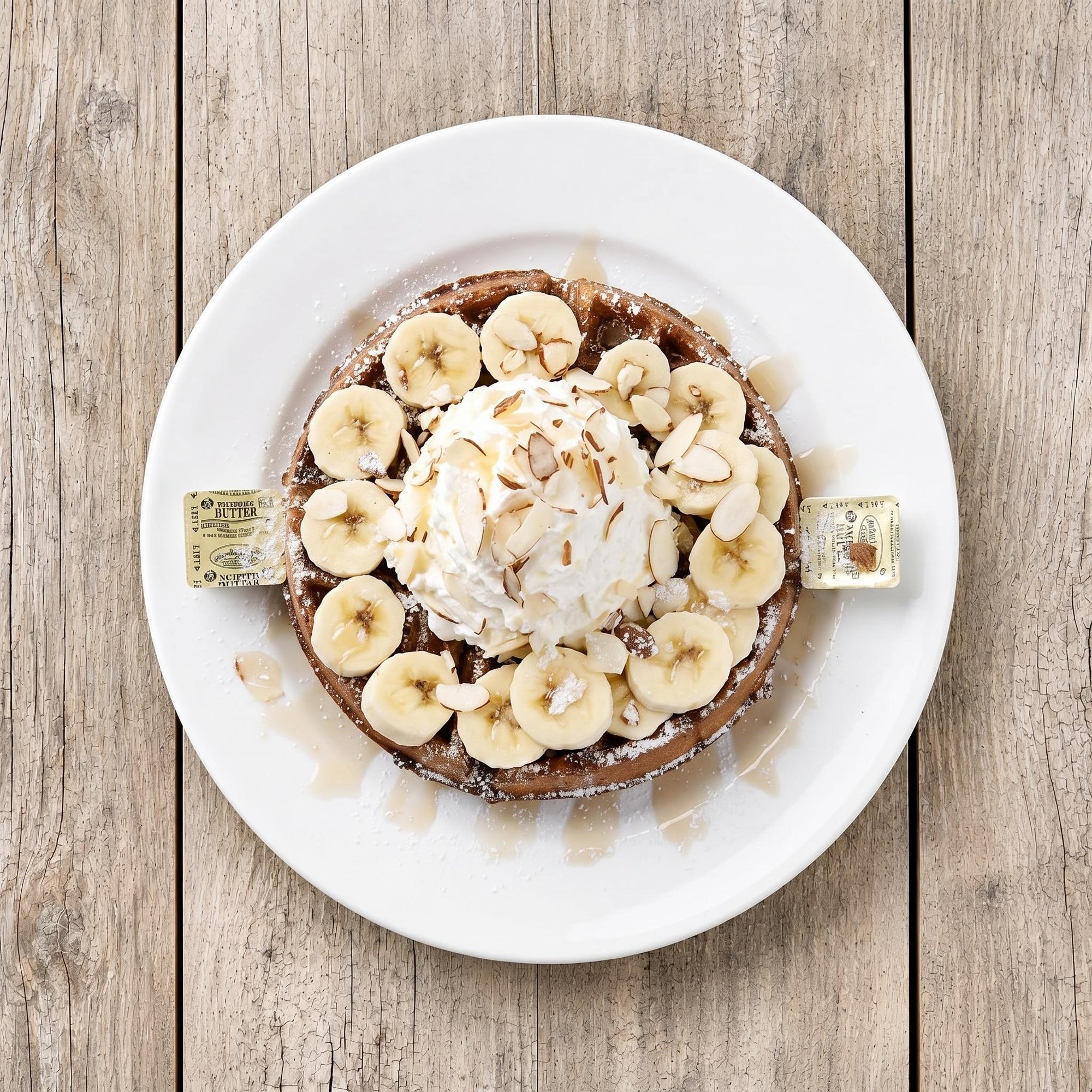 Butter Almond Waffle