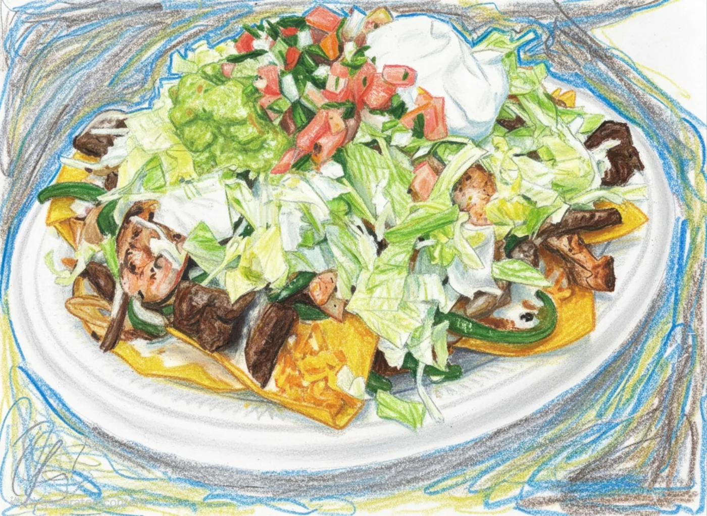 Black on nachos