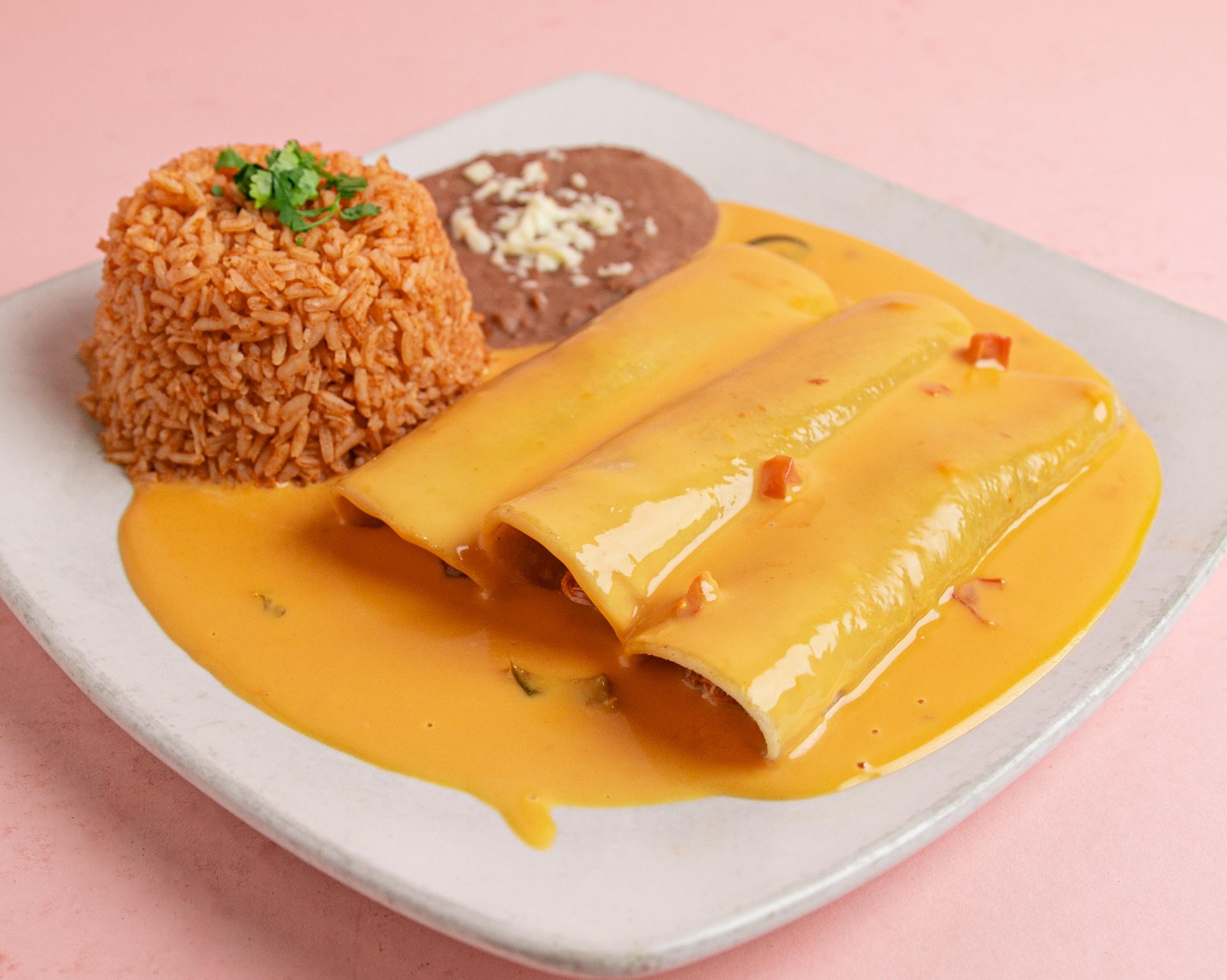 Chile con Queso Enchiladas