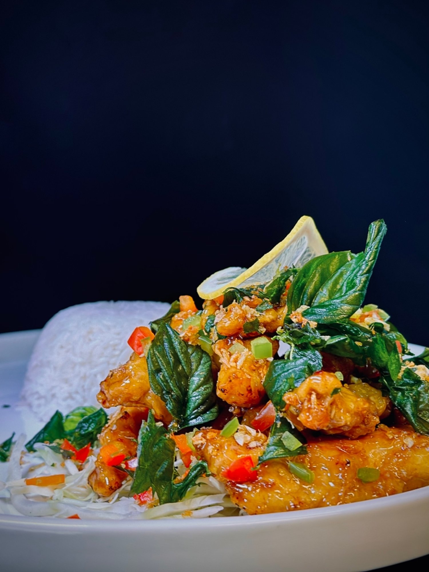 CRISPY GARLIC CHICKEN