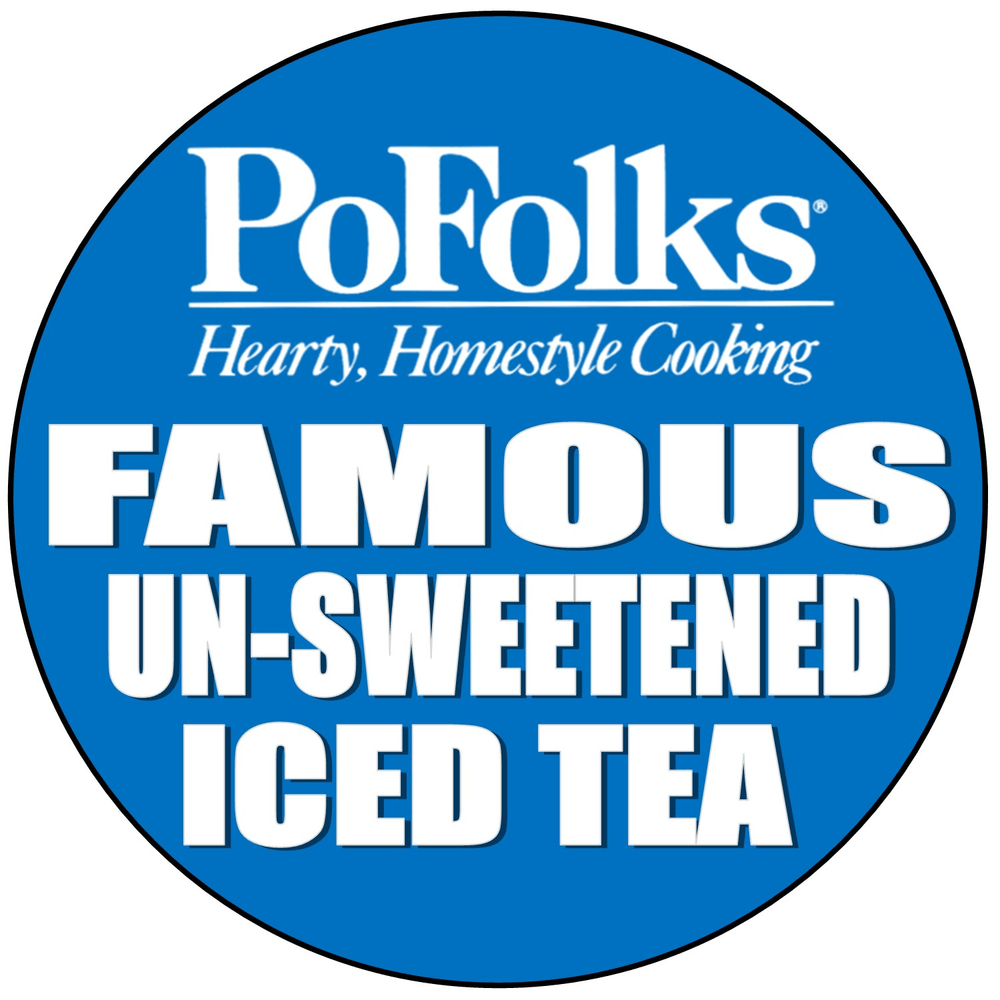 PoFolks Unsweet Tea-32 oz