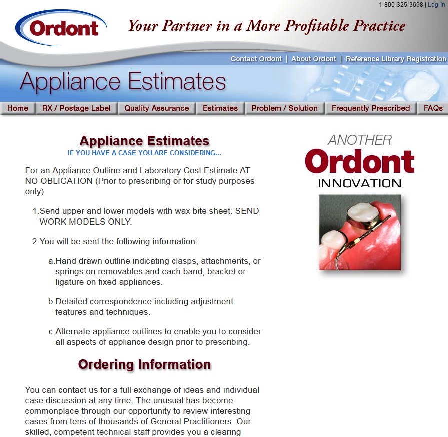 Ordont Orthodontic Appliance Laboratories Fenton, Missouri Dentists