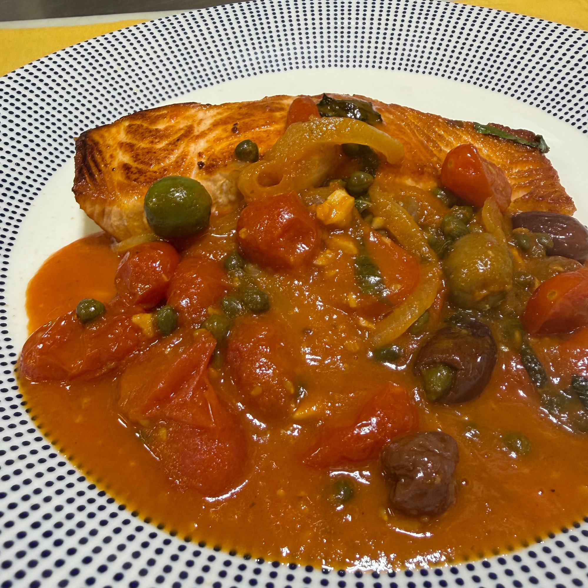 Salmon Puttanesca