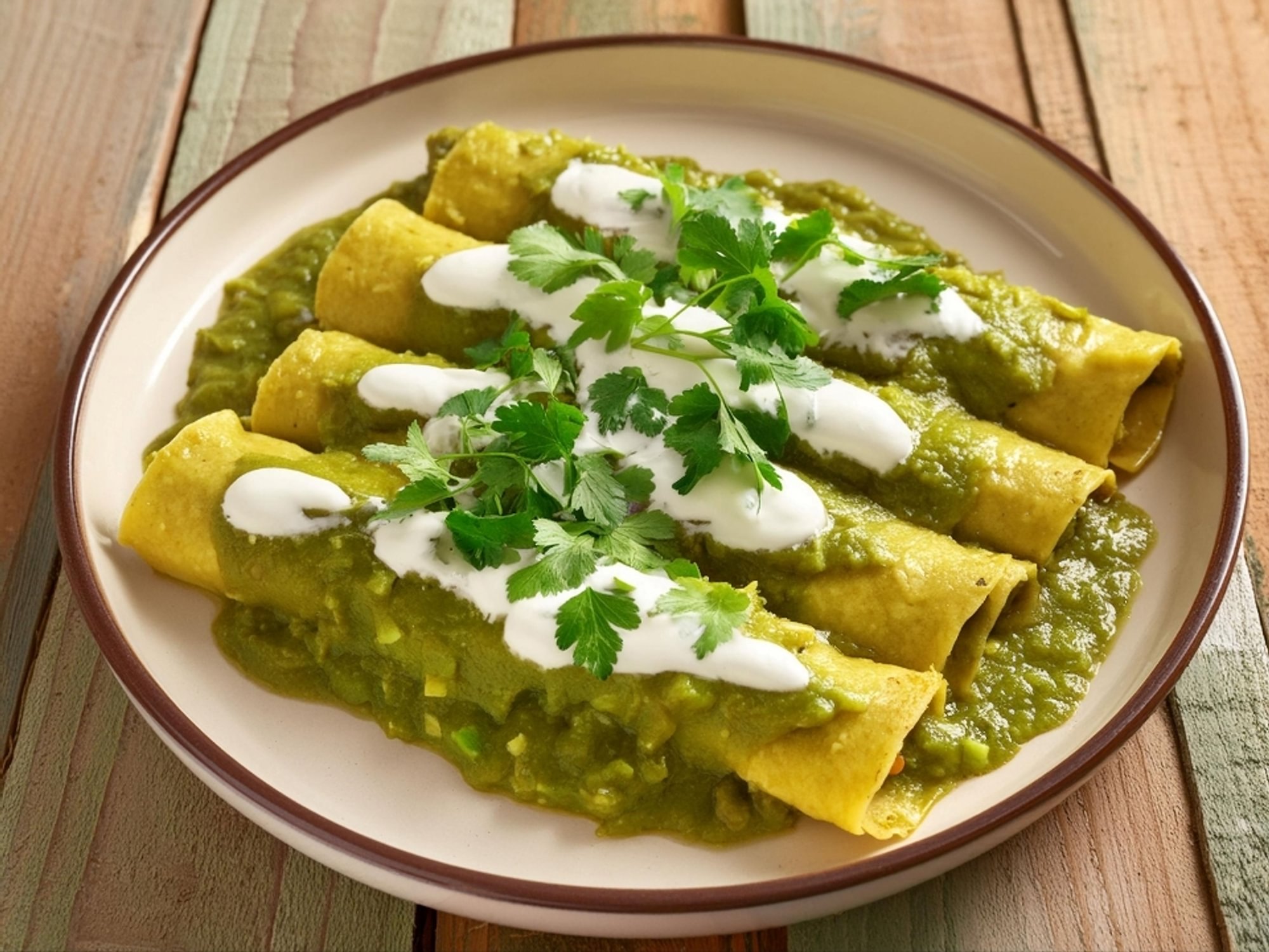Enchiladas Verdes