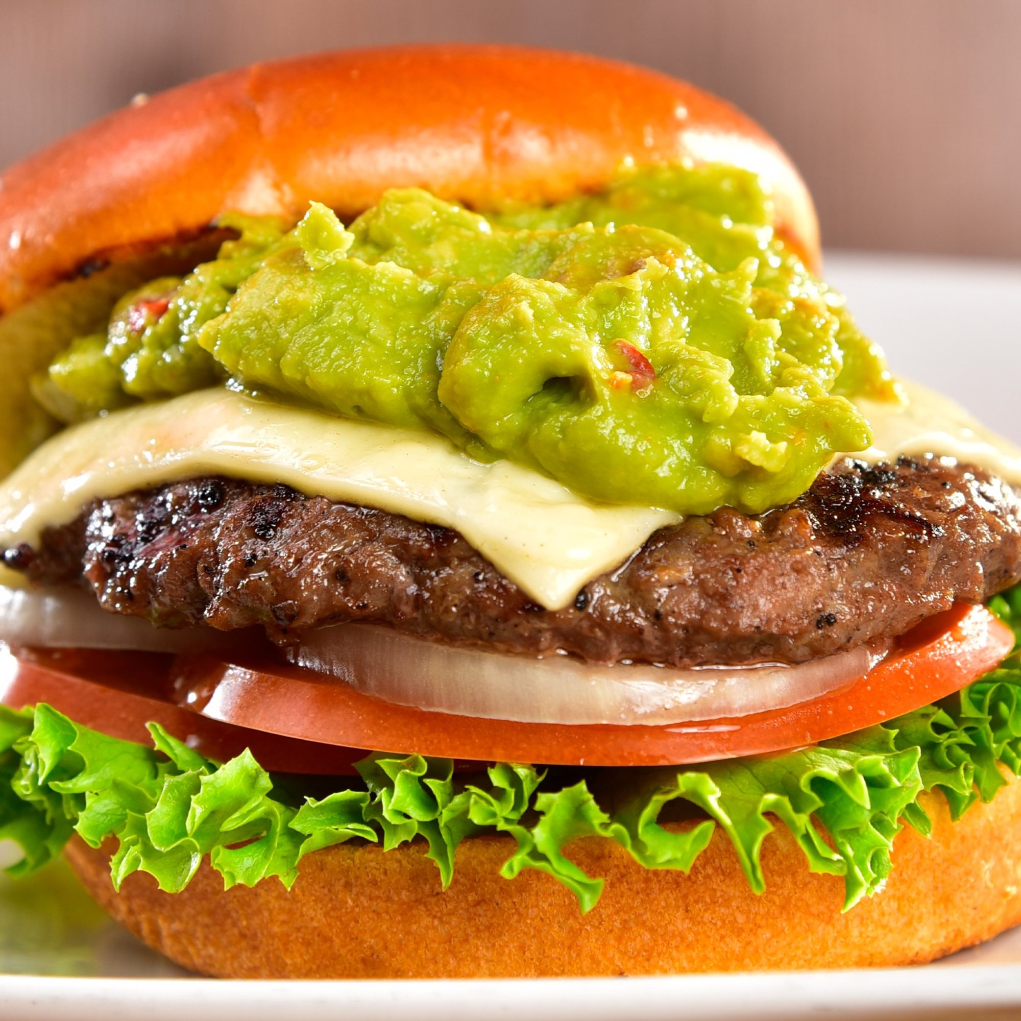 Guacamole Swiss Burger