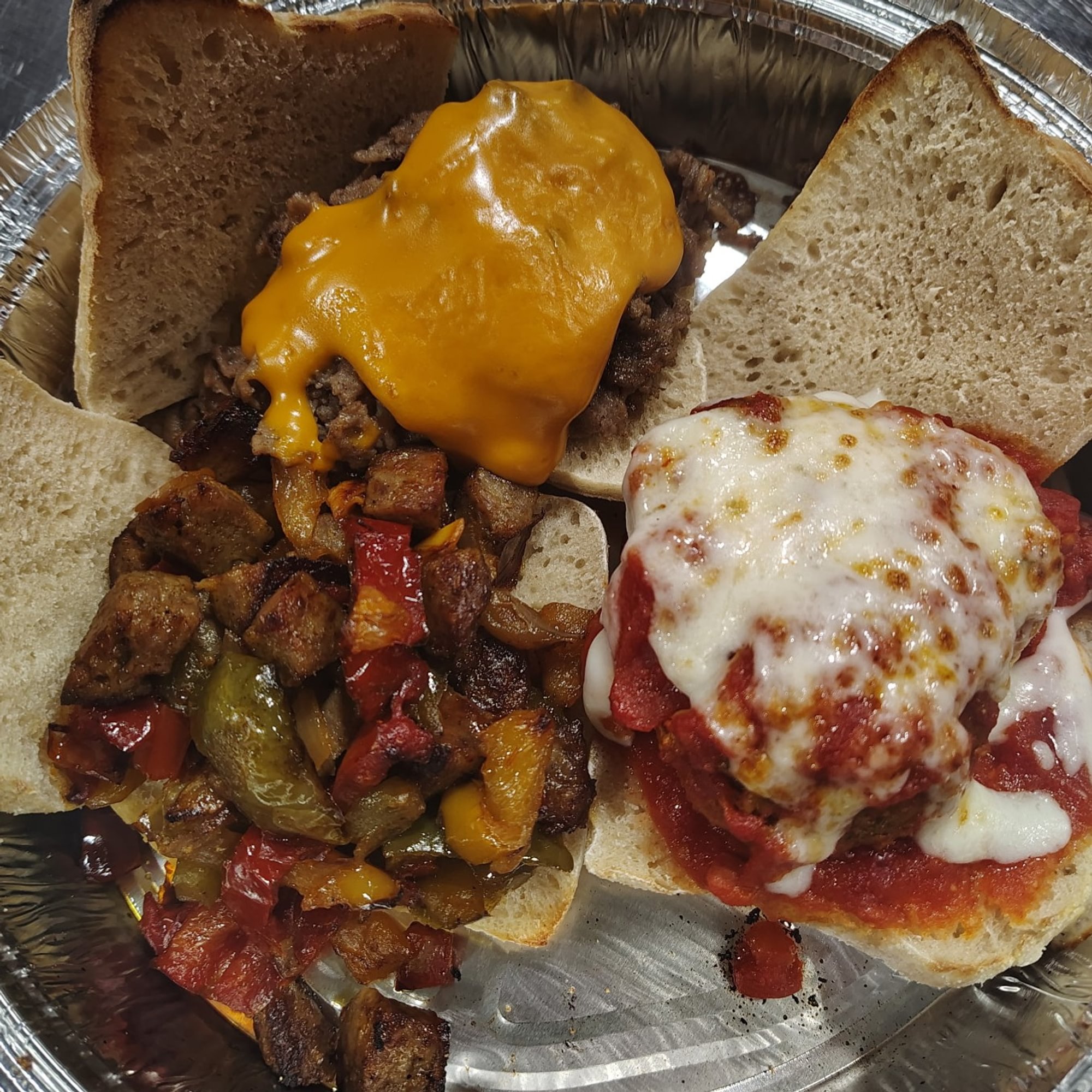 Sausage & Peppers Slider