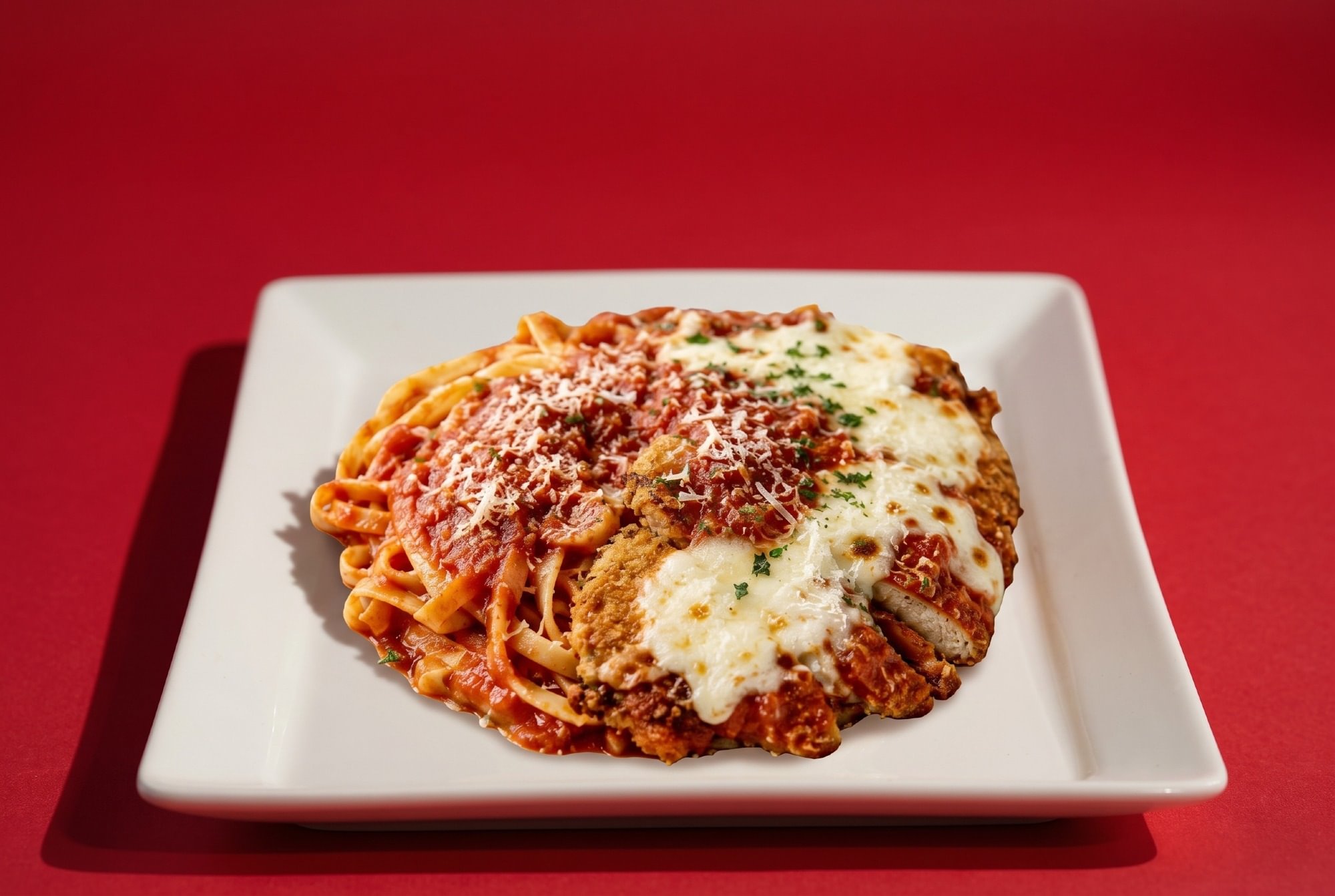 Chicken Parmigiana Pasta
