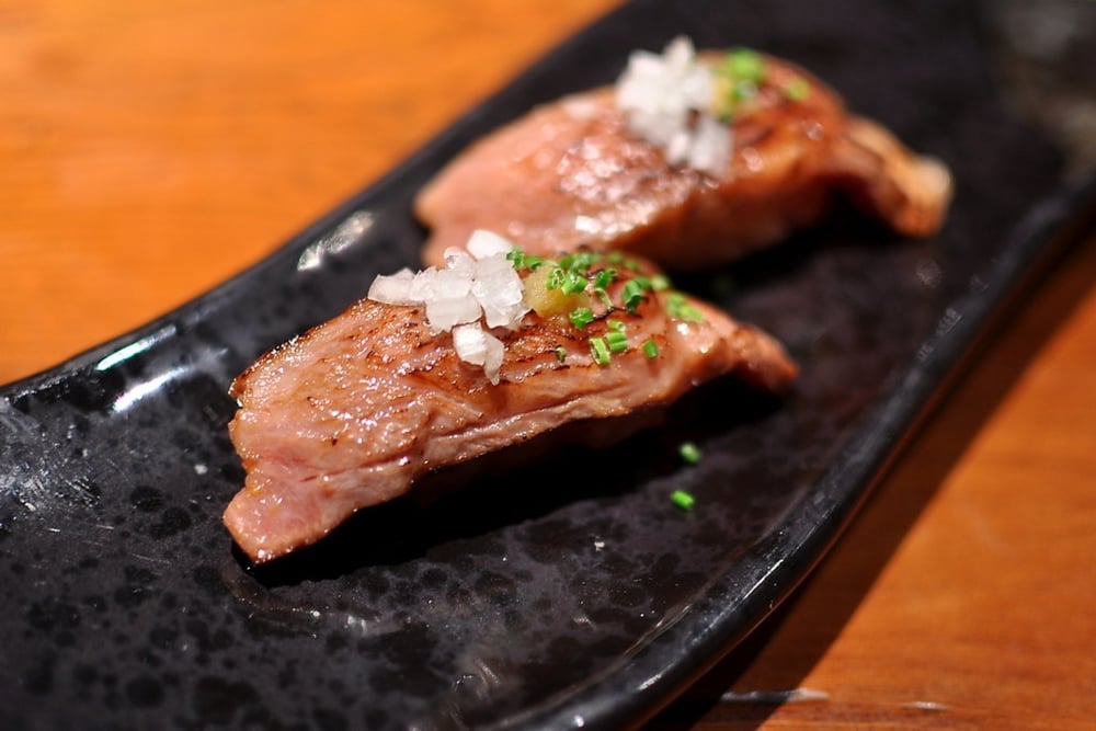 2 Pieces Sushi Japanese A5 wagyu