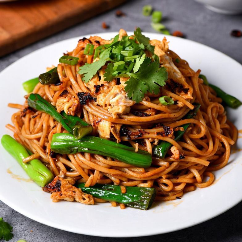 Egg Burnt Garlic Noodles