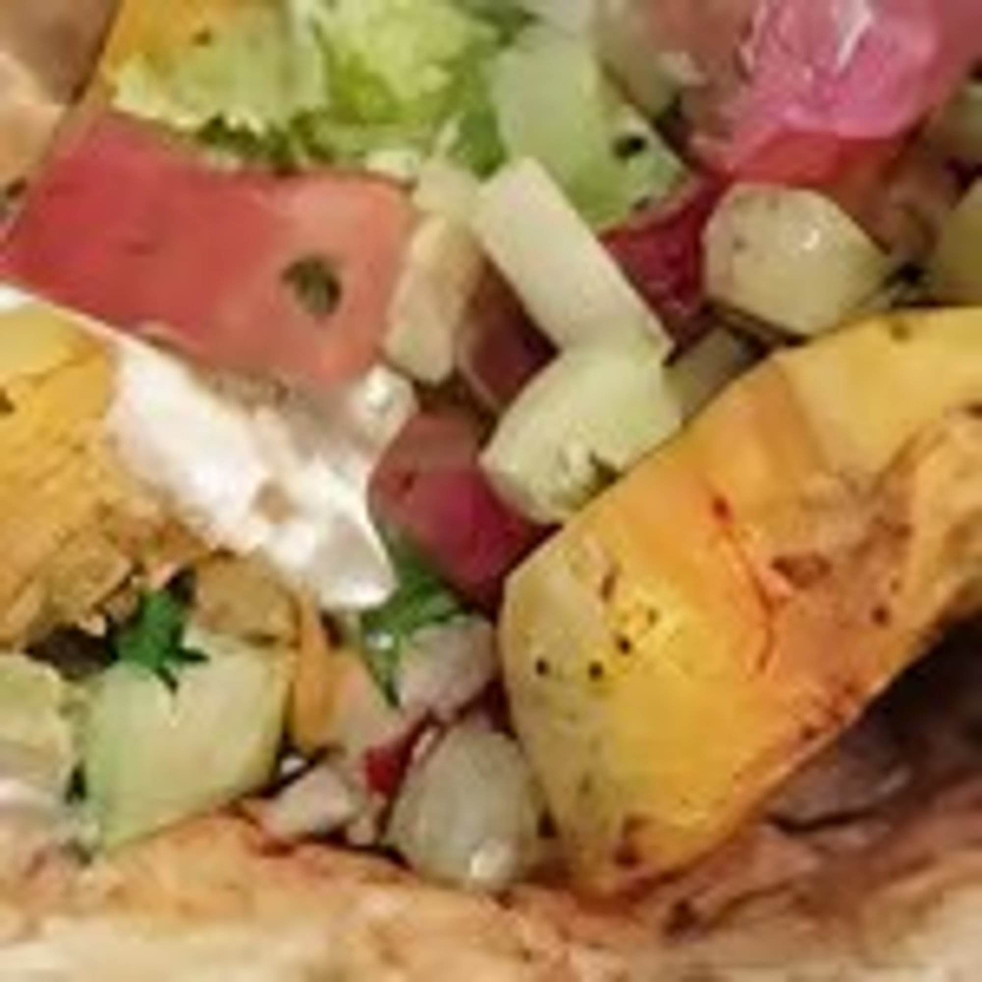 Chicken kabob sandwich