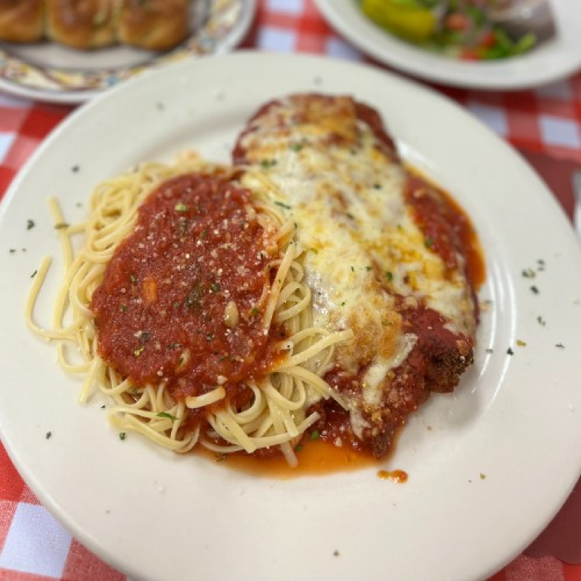 Chicken Parmesan with Pasta
