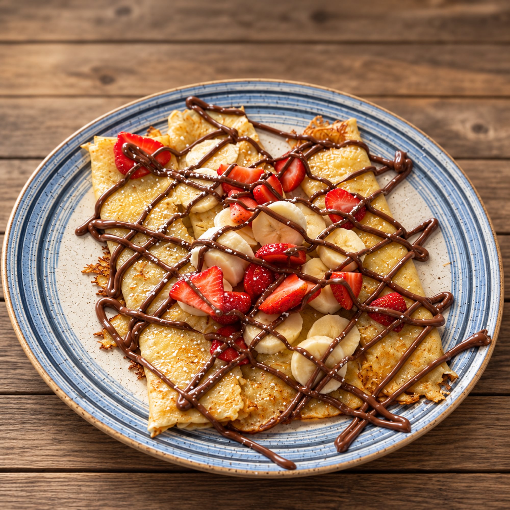Banana Nutella Crepes