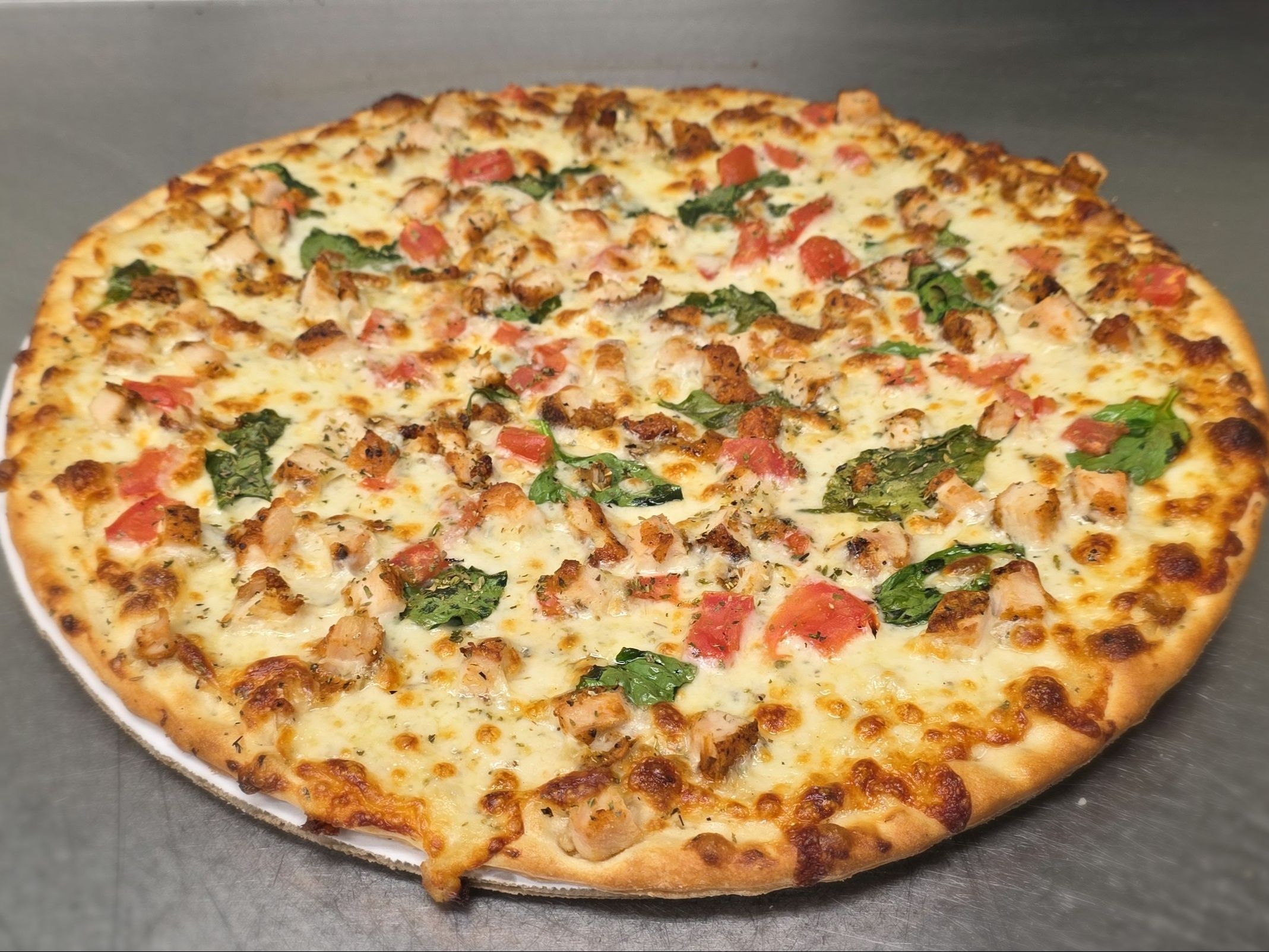 Chicken Alfredo Pizza - Large 16in