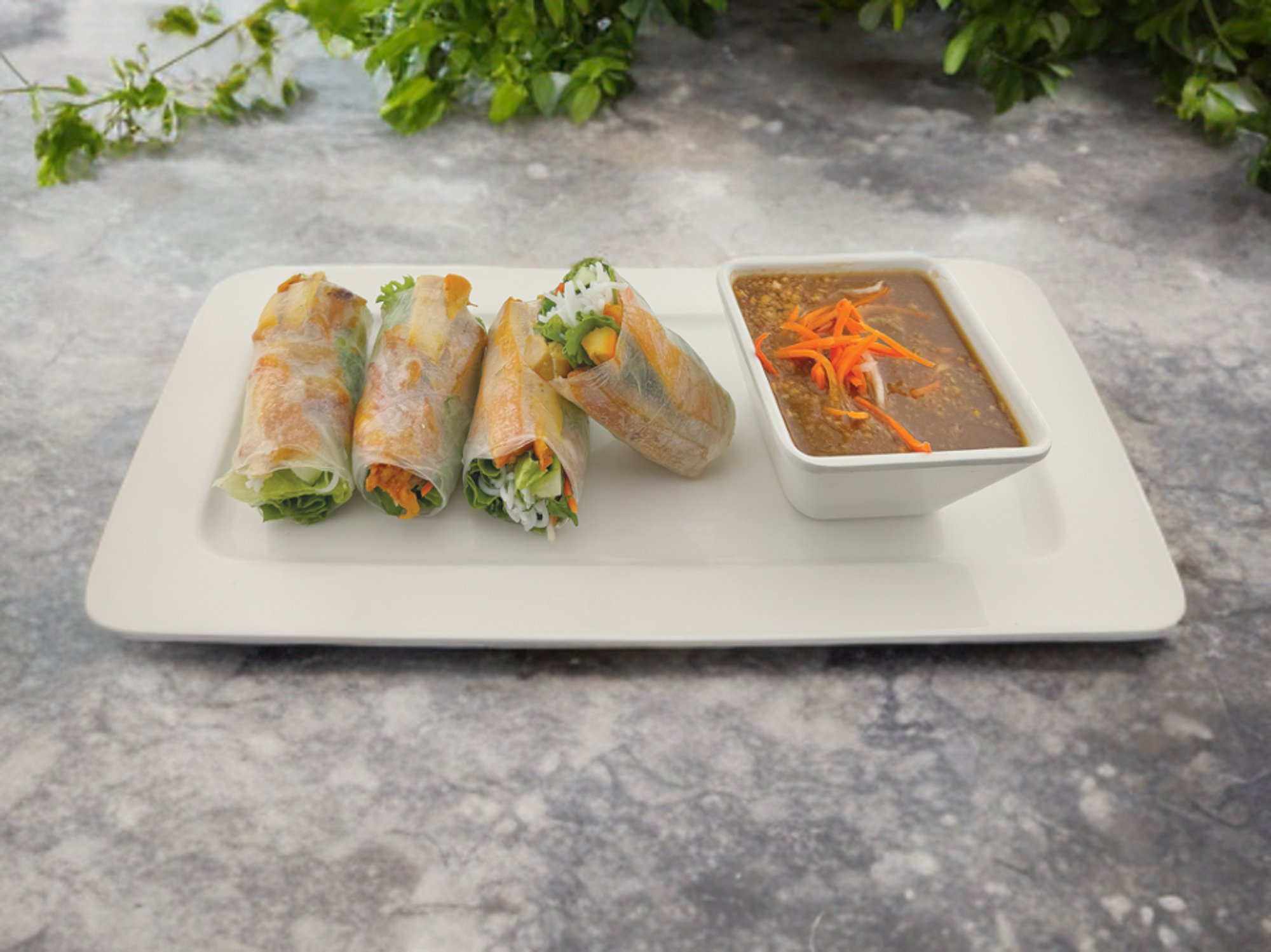 Grilled Chicken Spring Roll