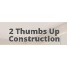 2 Thumbs Up Construction Logo