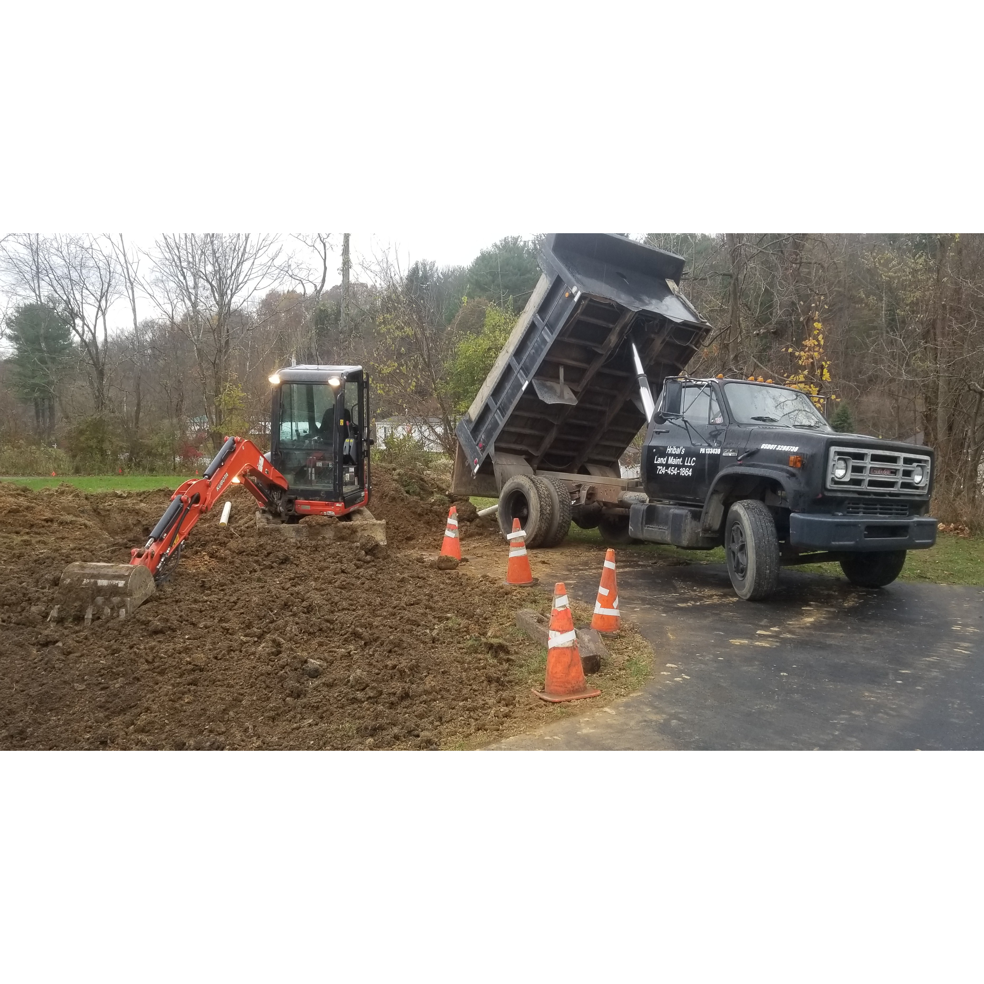 Hribal's Land Maintenance Logo