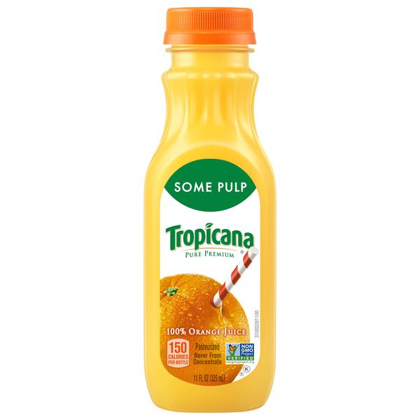 Tropicana Orange Juice Some Pulp 11oz