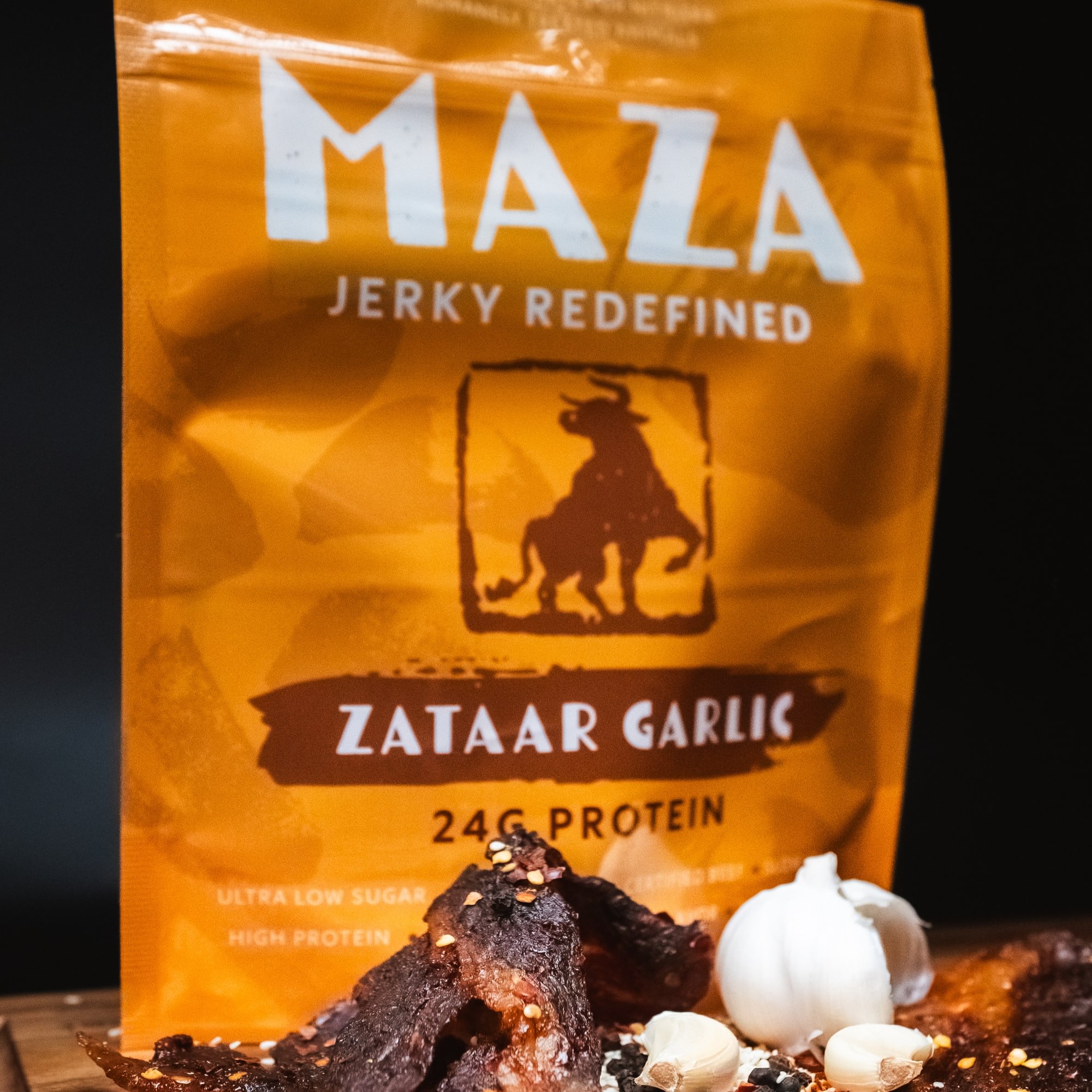 MAZA JERKY - ZAATAR GARLIC