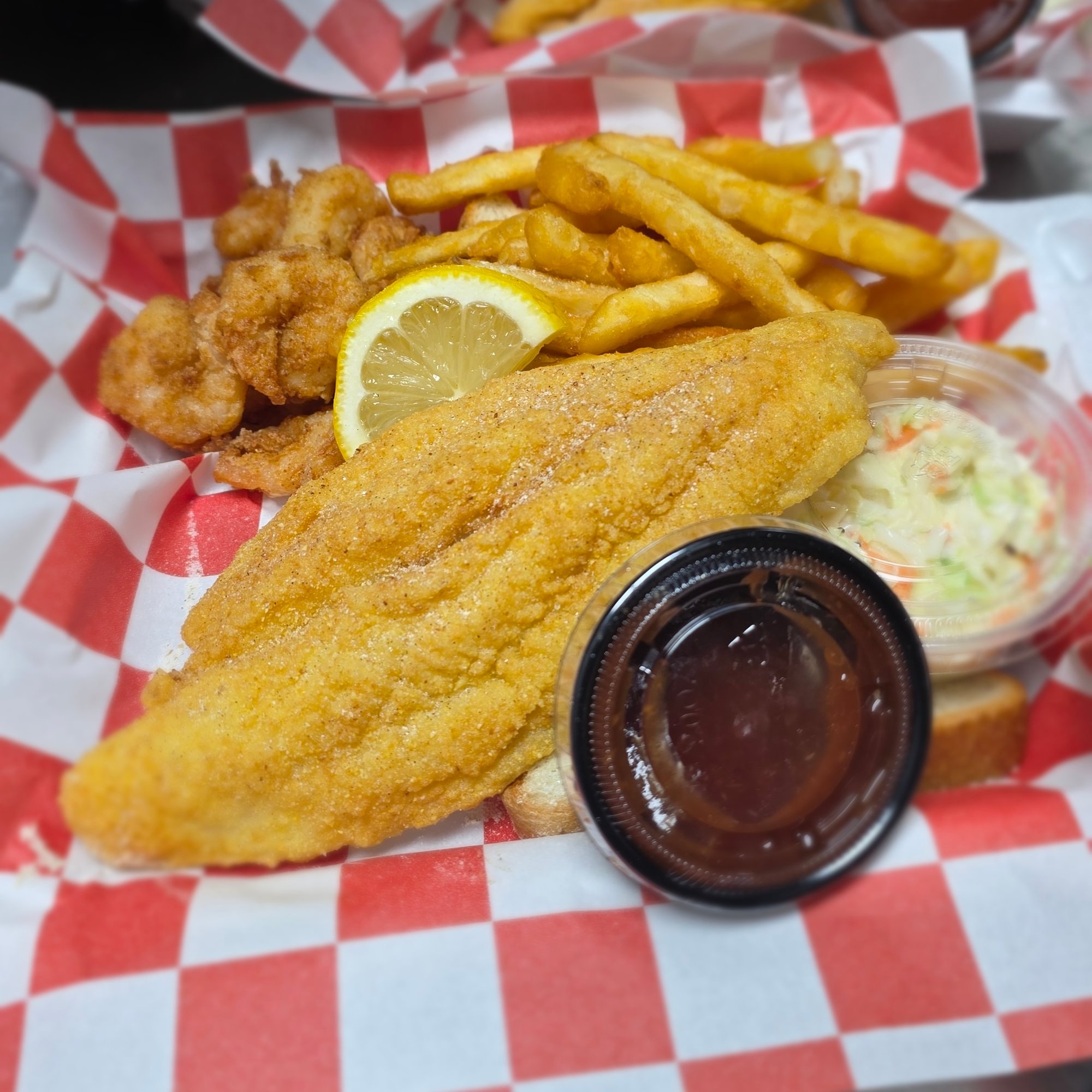 C5：Catfish (1 Pcs) & Shrimp (10 Pcs)