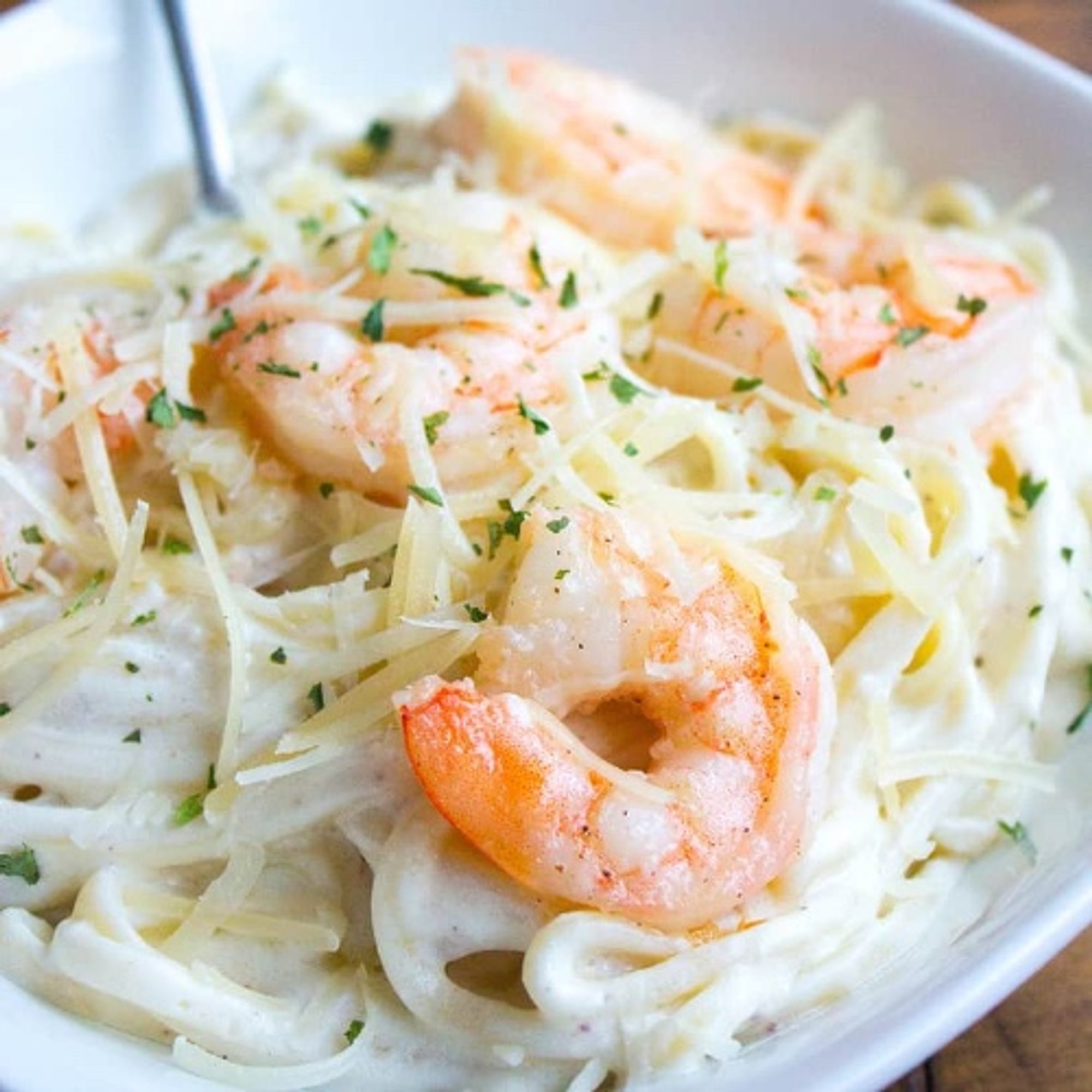 Linguine Shrimp Alfredo