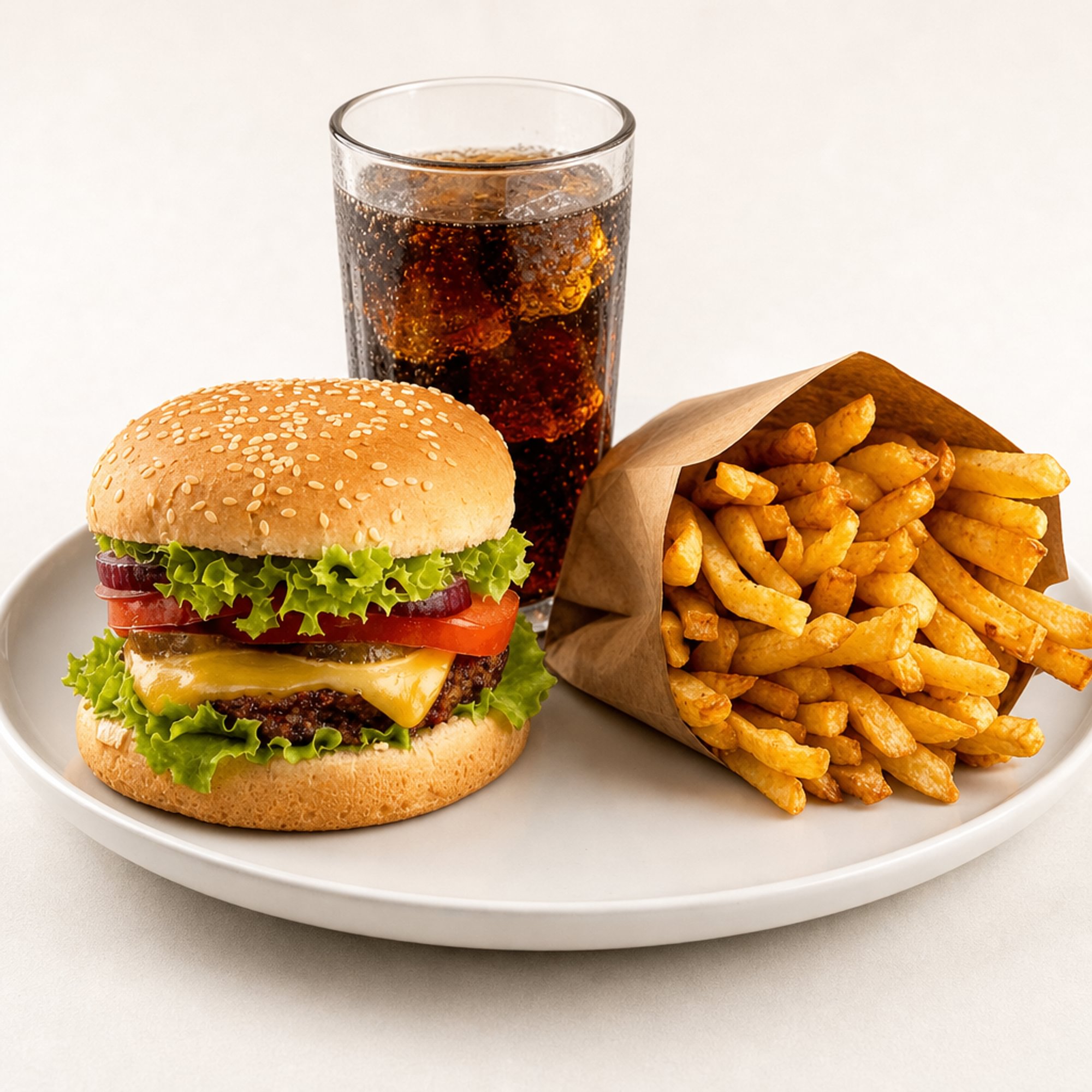 Chicken Burger Combo
