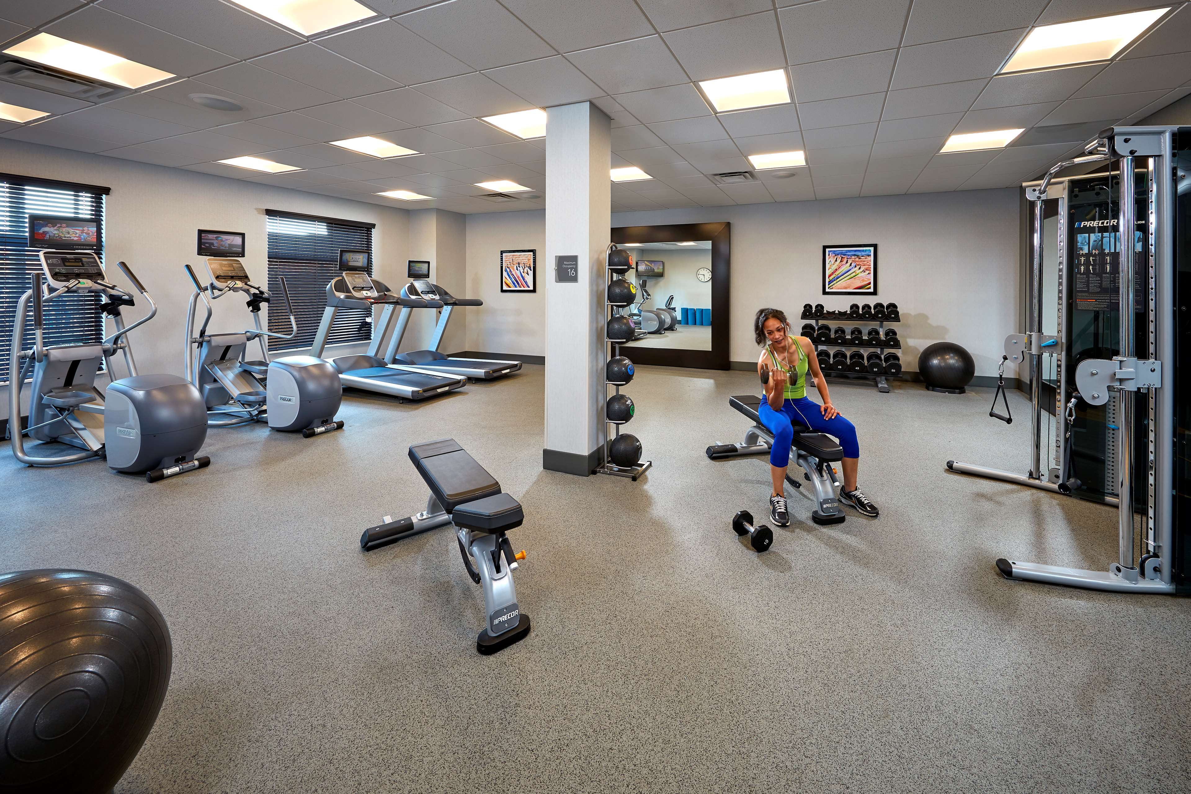 Health club  fitness center  gym
