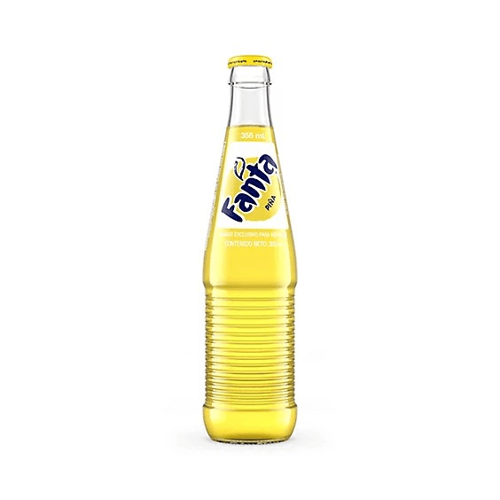 Pineapple Fanta Bottled Soda