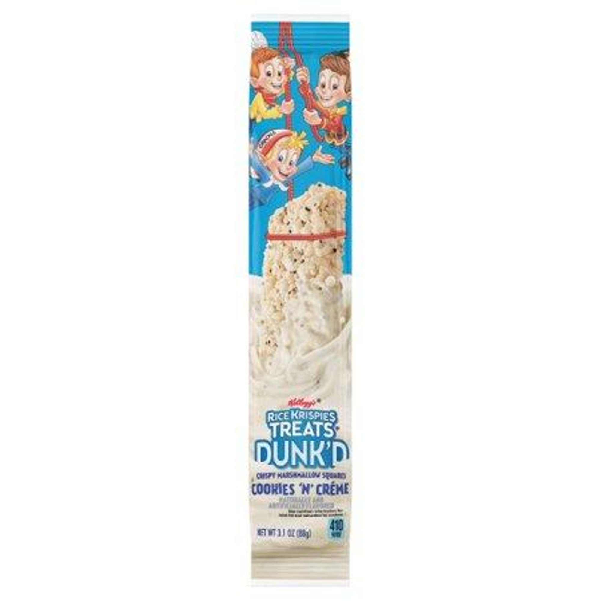 Kellogg's Rice Krispies Treats Crispy Marshmallow Squares Dunk'd Cookies N Crme Bar 3.1oz