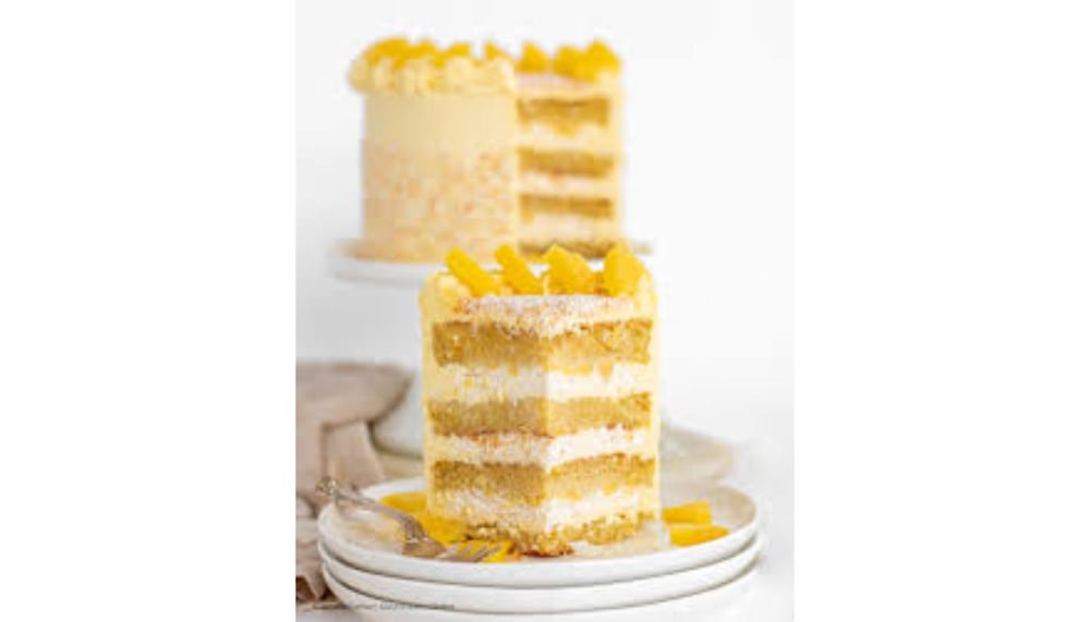 Pineapple cream Cake