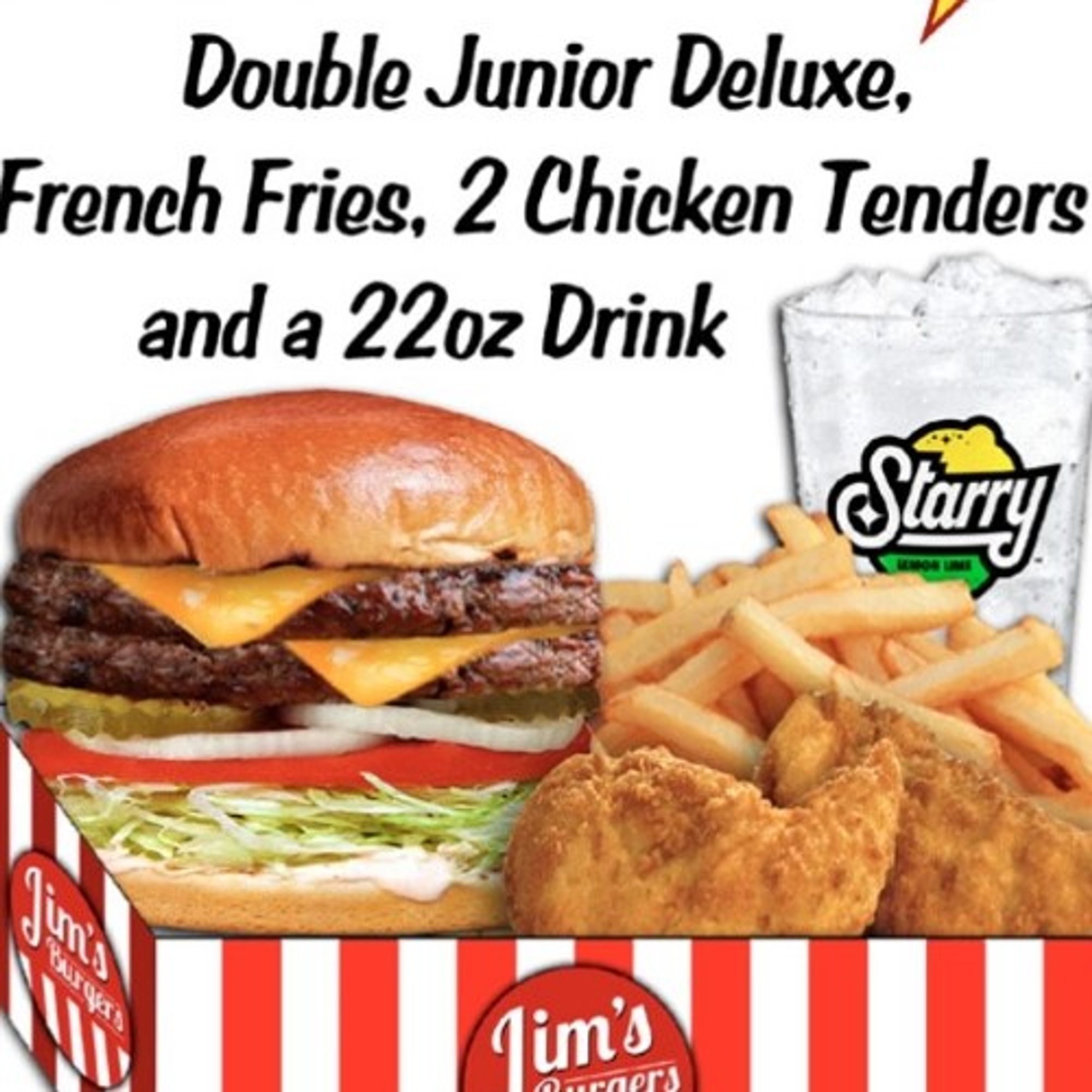 Double Jr. Deluxe/2 Tenders Box Combo