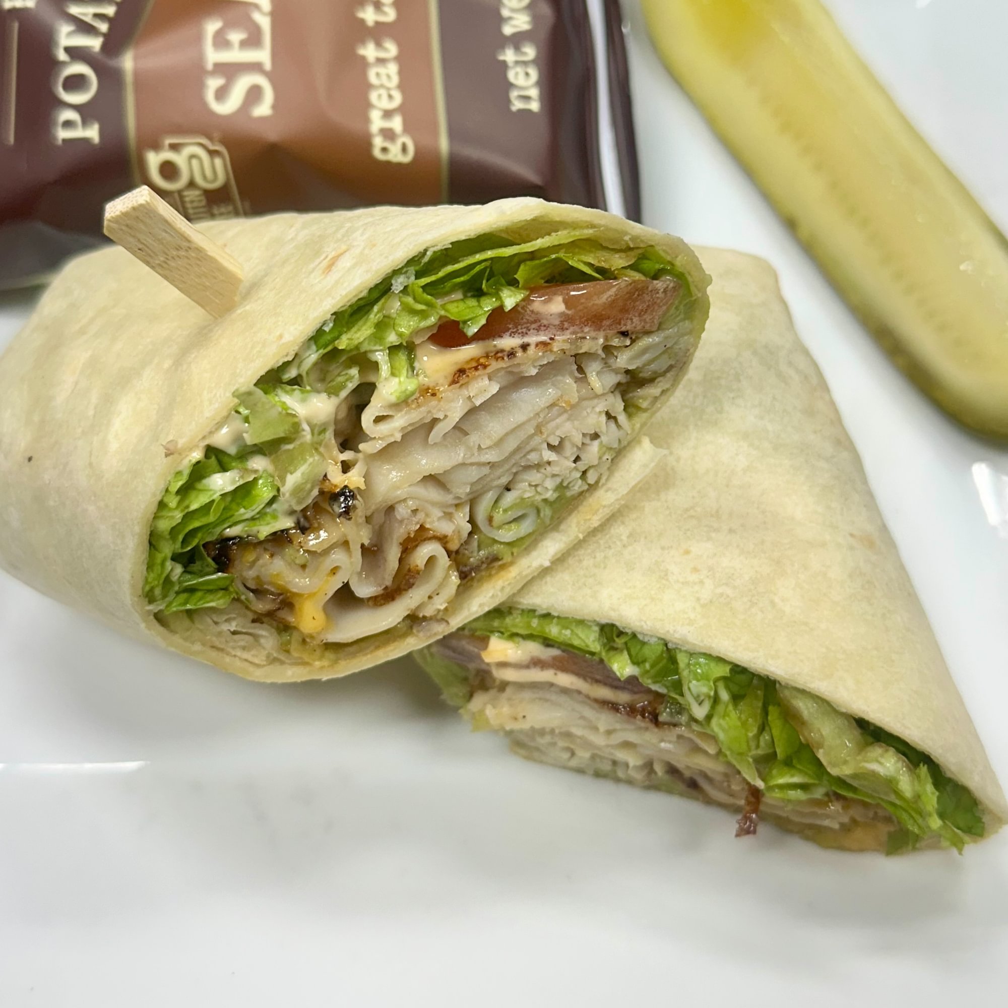 Turkey, Bacon and Avocado Wrap