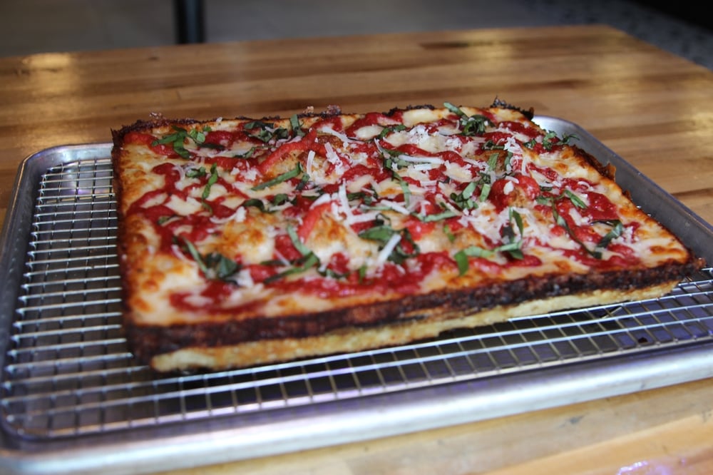 4 SQUARE CHEESE PIZZA