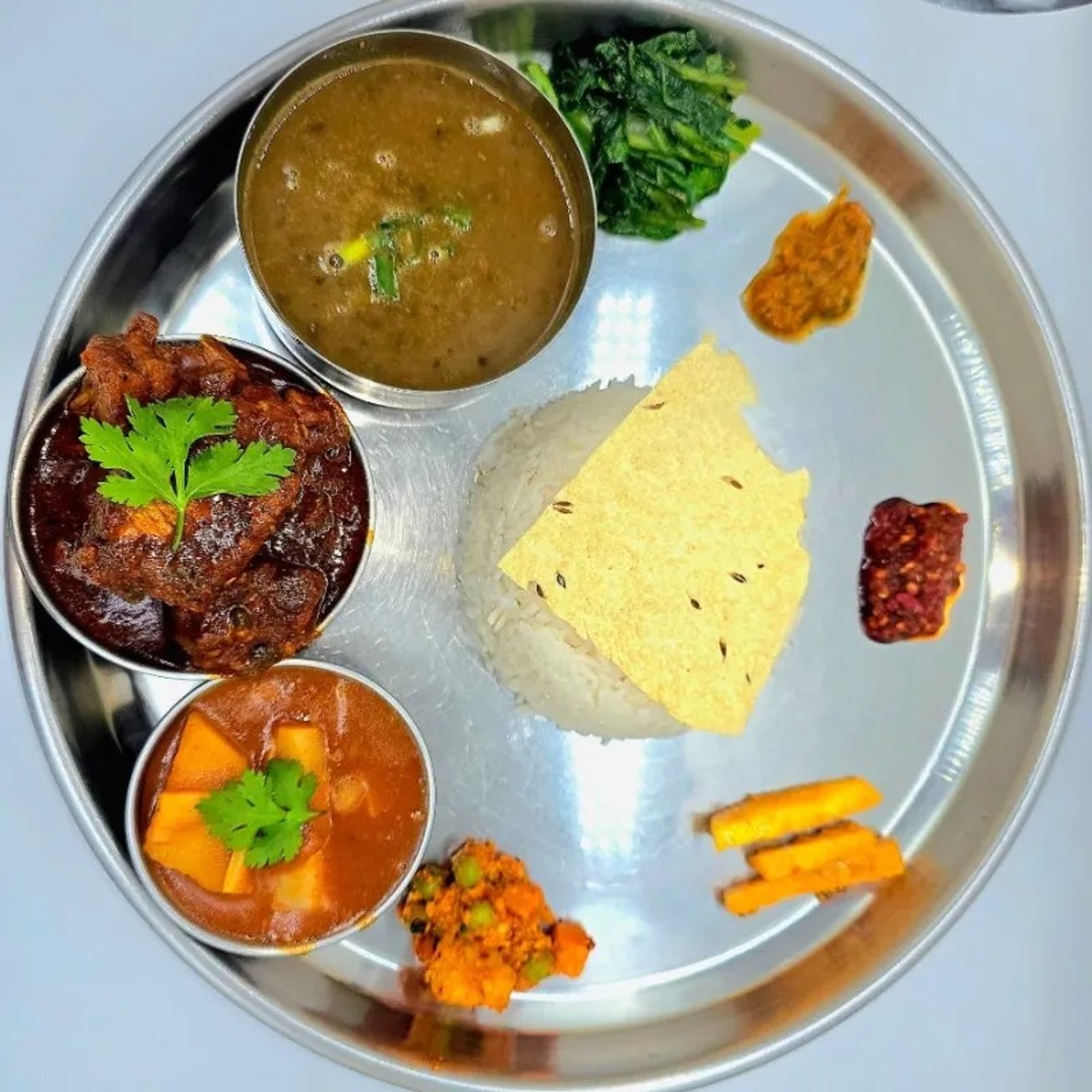 Chicken Thali