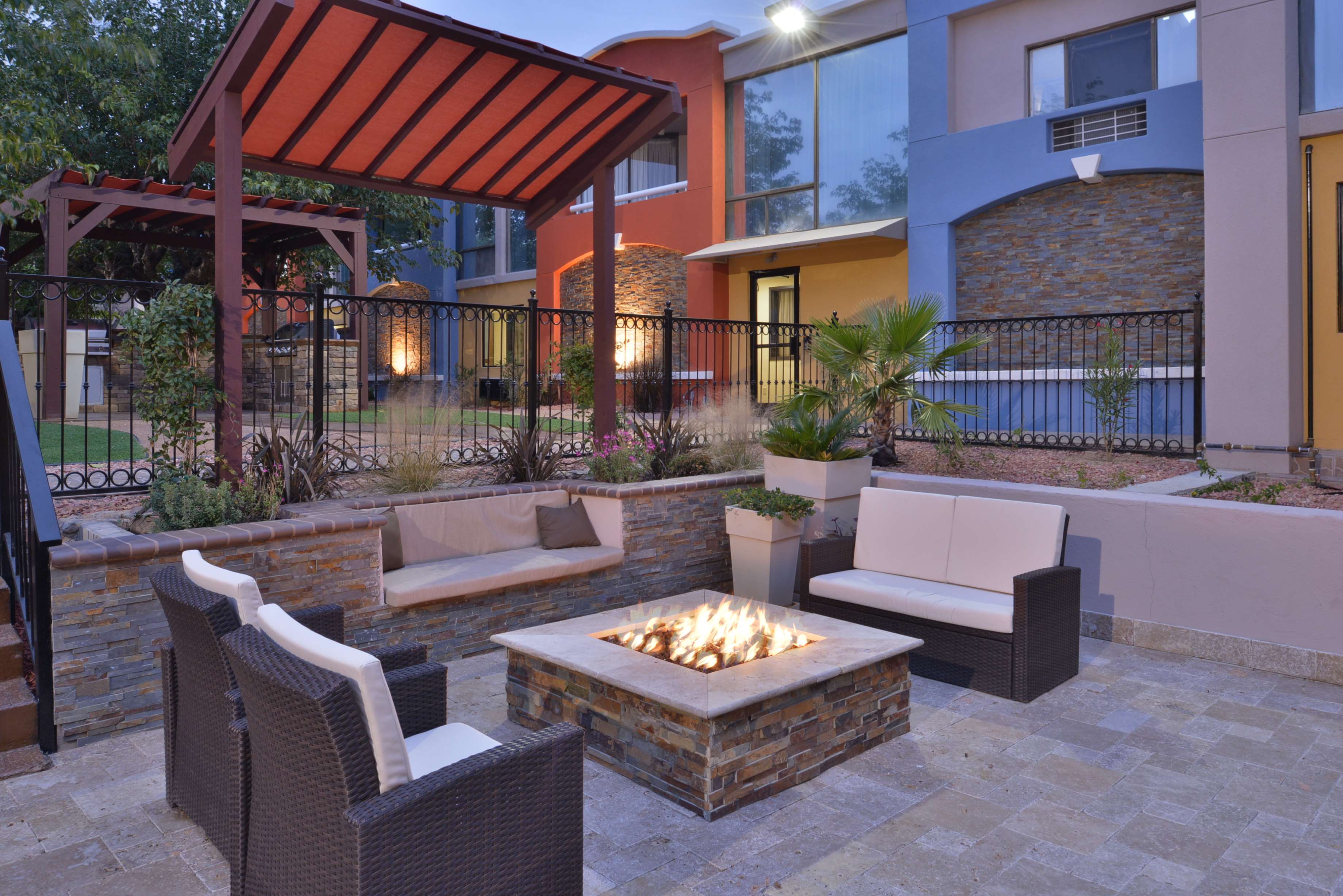 Pool Area Fire Pits
