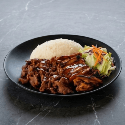 Chicken & Pork Teriyaki Combo