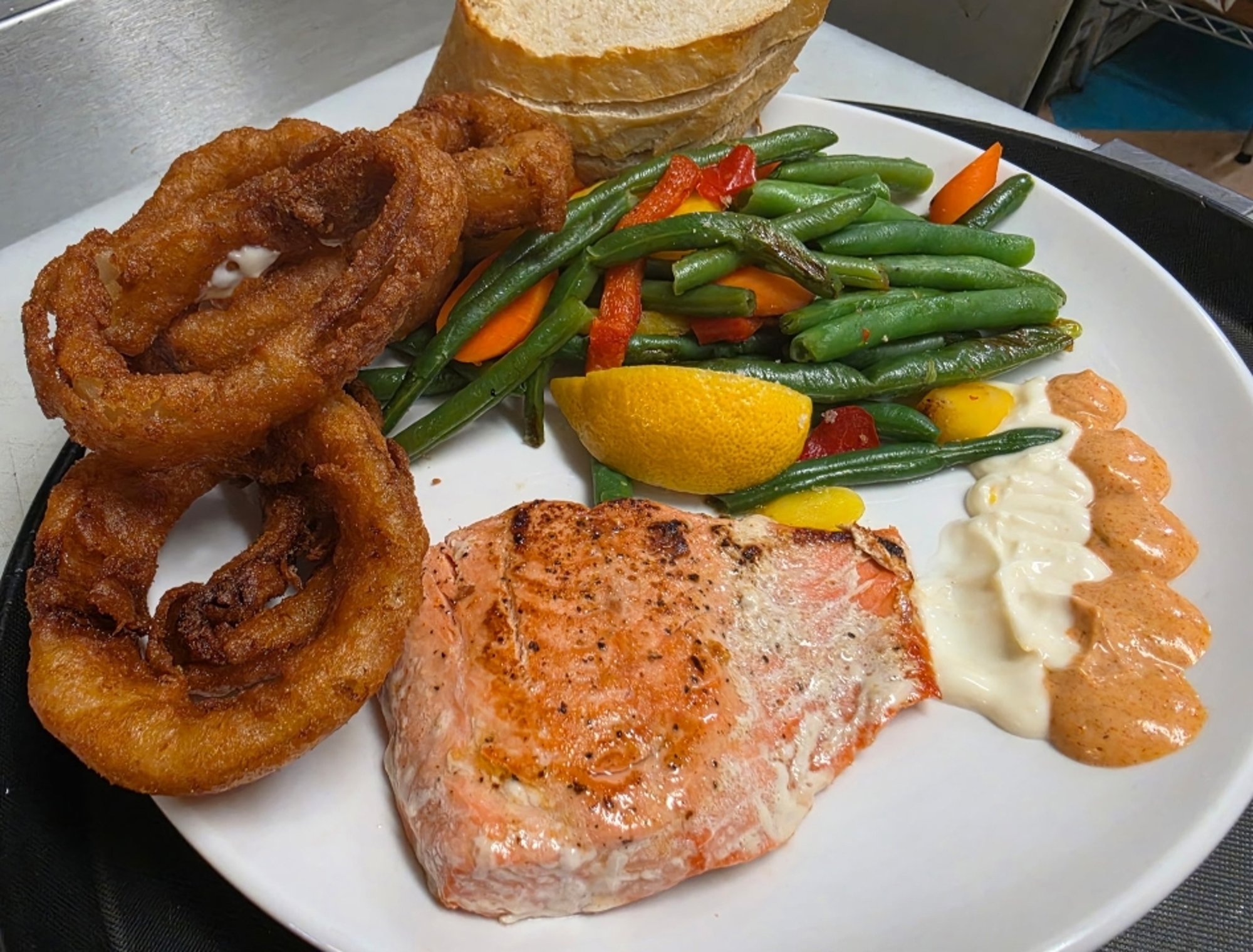 Pan Seared Salmon Dinner