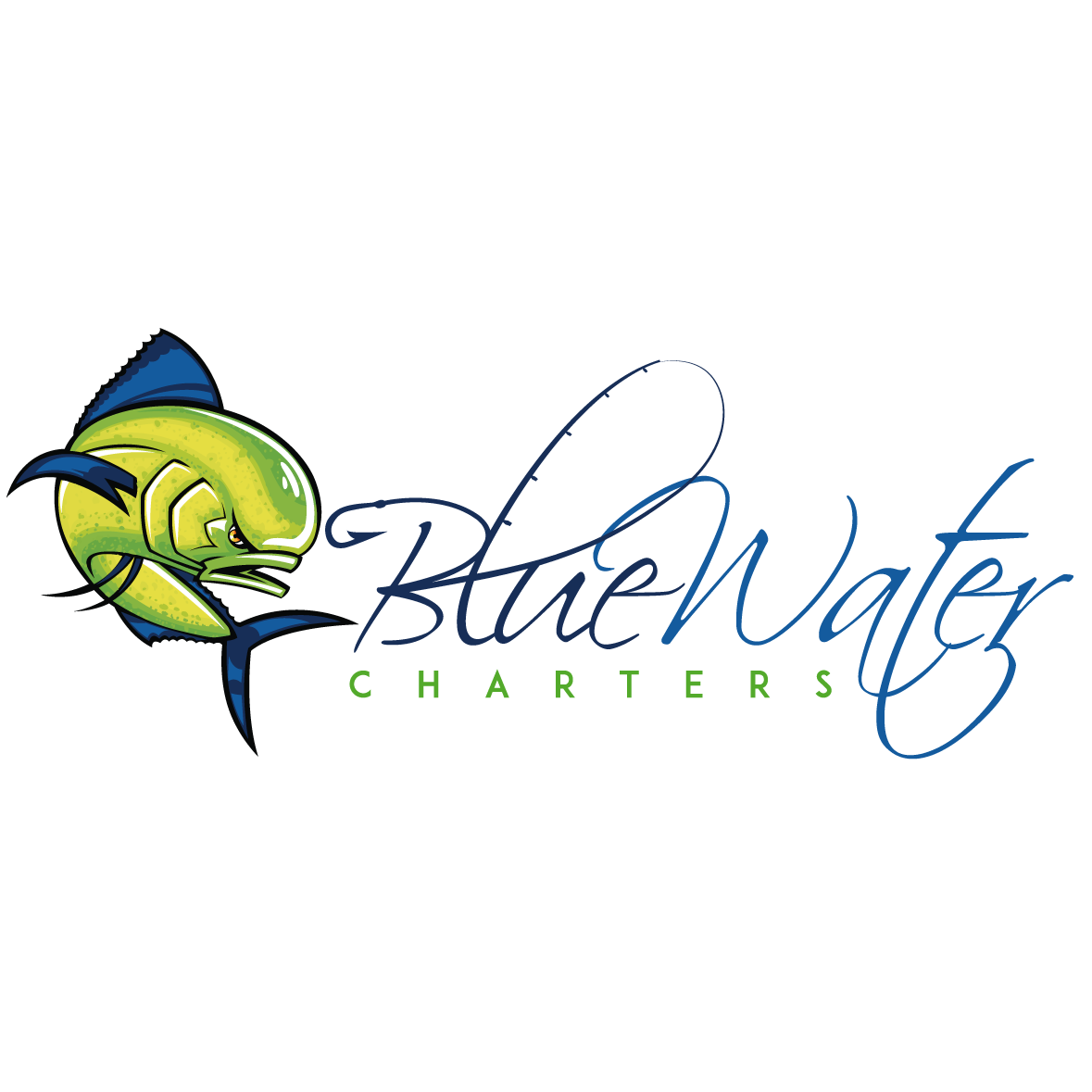 Blue Water Charters, LLC. Logo