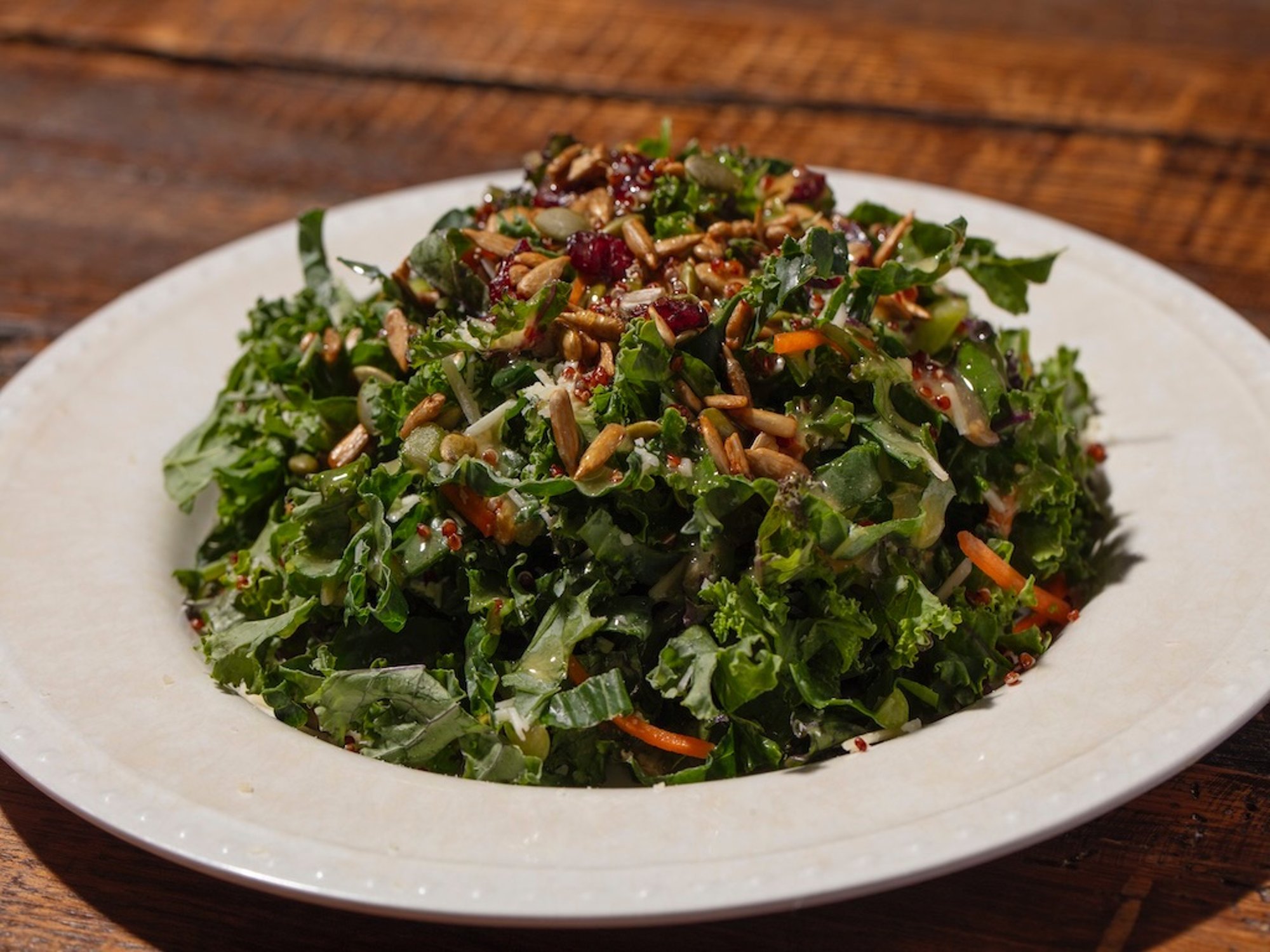 #1) Kale Quinoa Salad